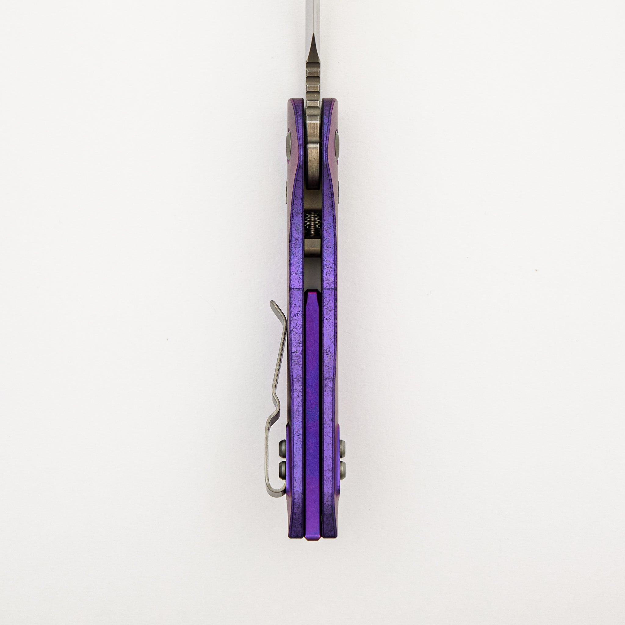 "Marfione Select" Stitch - RAM-LOK Stonewash Finish Purple Haze Anodized Slab Side Titanium W/ Purple Titanuim Accent 169RL-10MS5