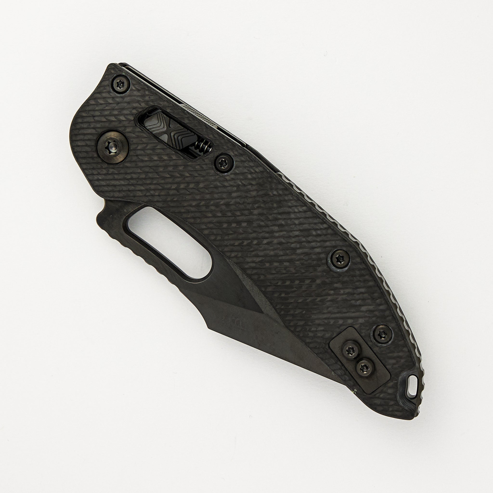 Stitch - RAM-LOK S/E Signature Series Fluted Carbon Fiber Handle DLC Standard 169RL-1 DLCTFLCFS (Borka Blades Design)