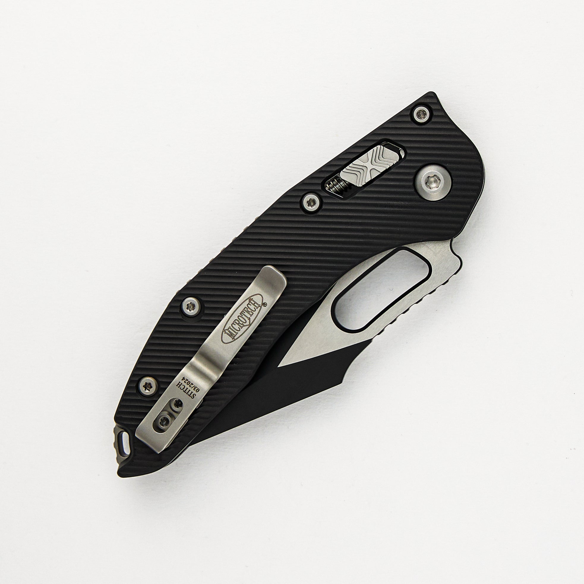 Stitch – RAM-LOK S/E Fluted Black Aluminum Black Standard 169RL-1FL (Borka Blades Design)