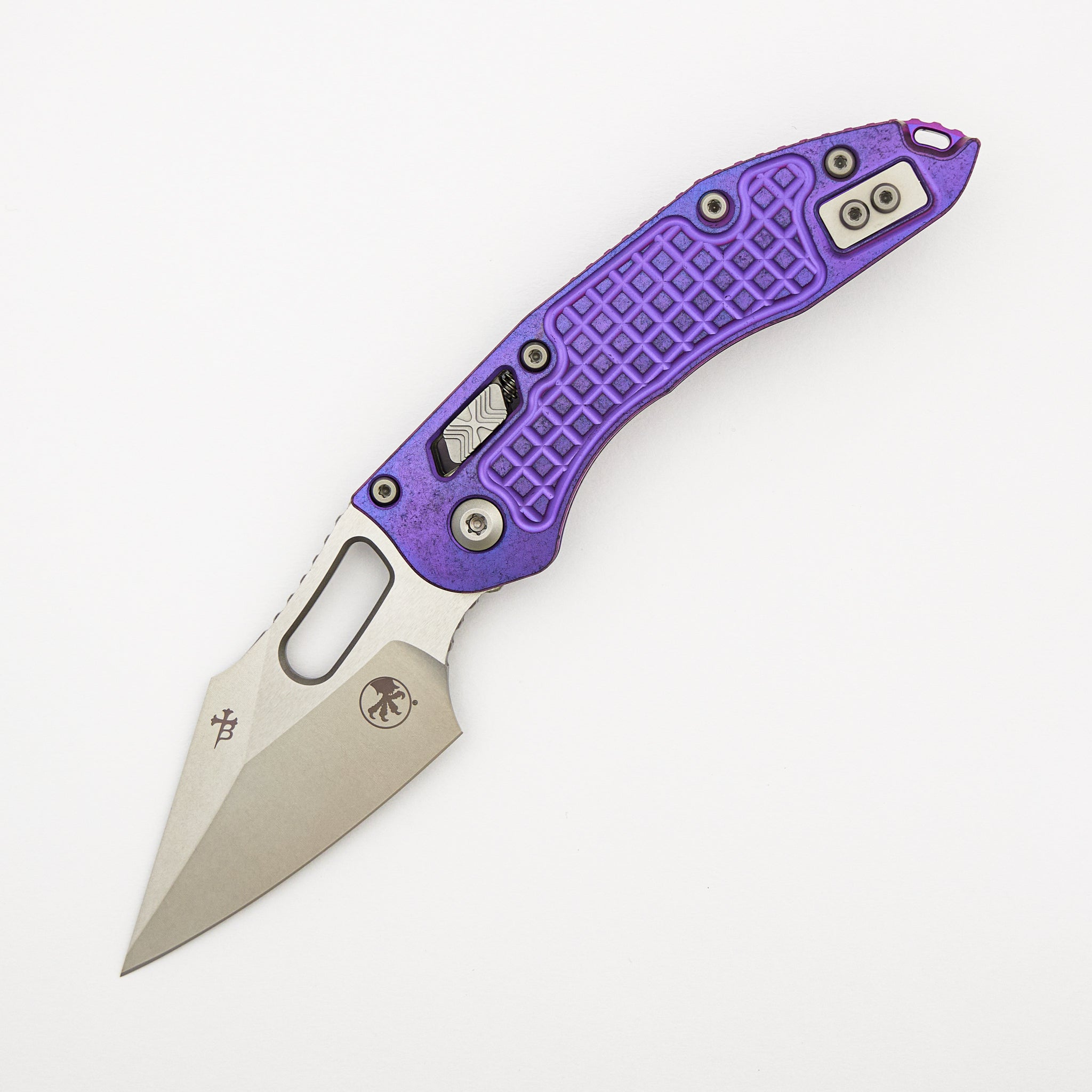 "Marfione Select" Stitch - RAM-LOK Stonewash Finish Purple Haze Anodized Frag Pattern Titanium W/ Purple Titanium Accent 169RL-10FRMS5