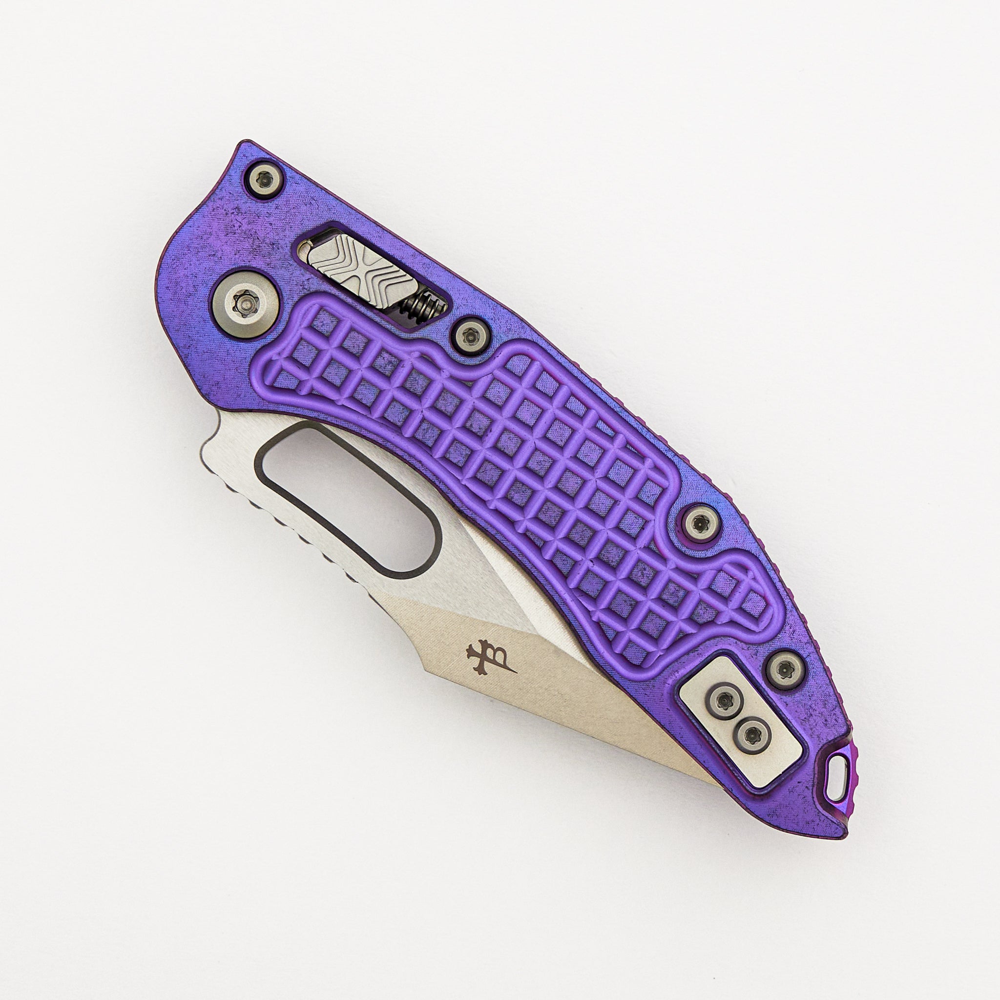 "Marfione Select" Stitch - RAM-LOK Stonewash Finish Purple Haze Anodized Frag Pattern Titanium W/ Purple Titanium Accent 169RL-10FRMS5