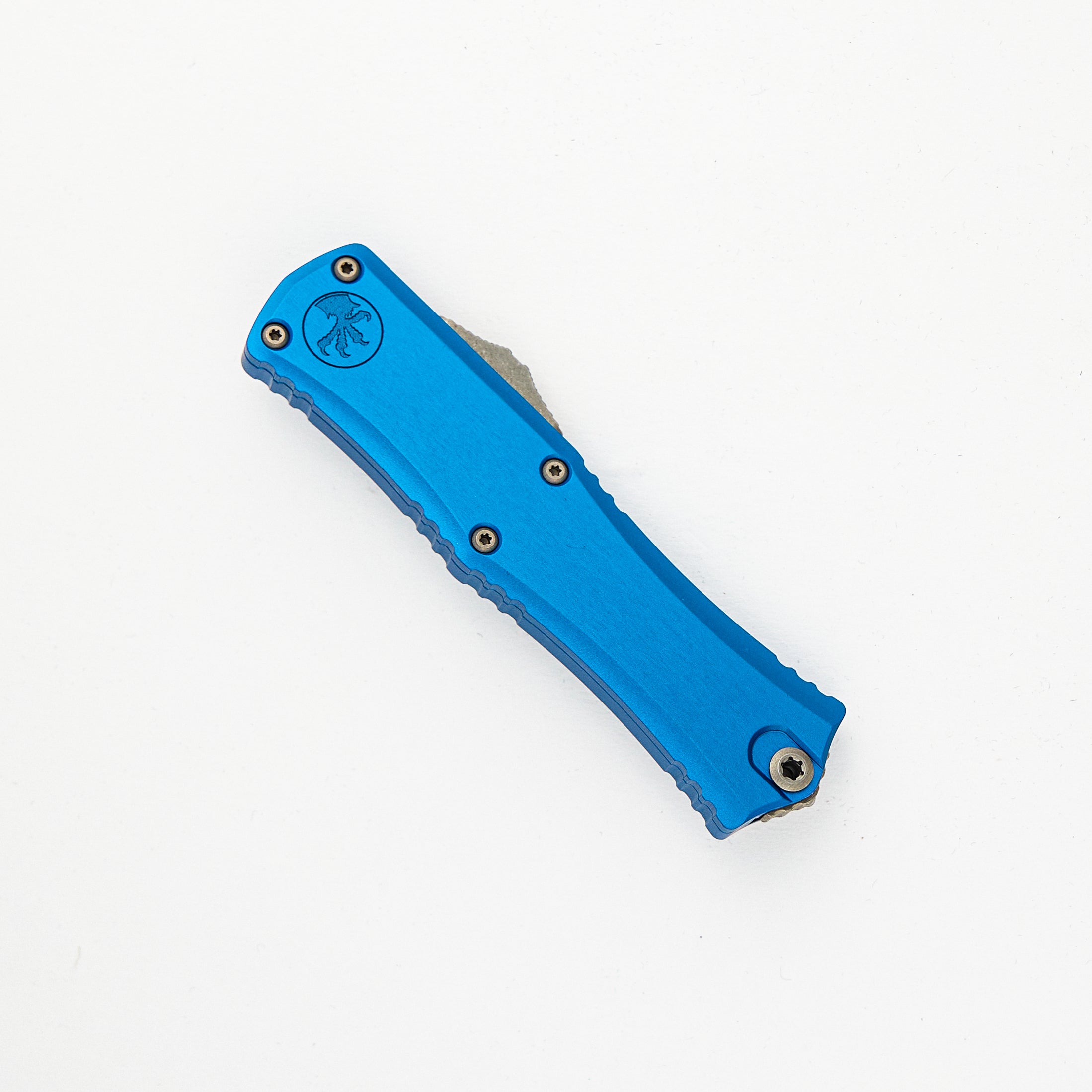 Mini Hera II Bayonet Blue Apocalyptic Partial Serrated 1701M-11APBL