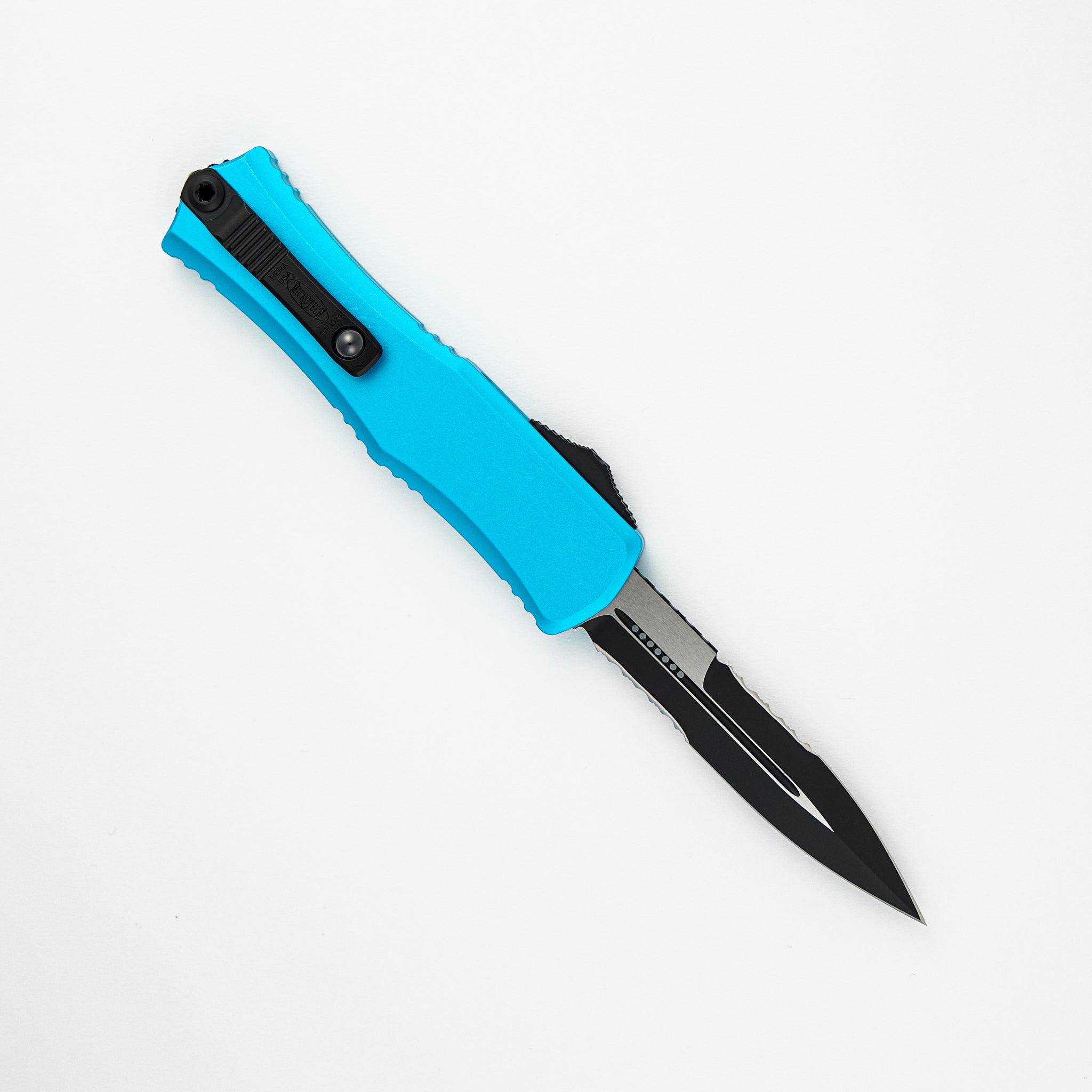 Mini Hera II Bayonet Turquoise Partial Serrated 1701M-2 TQ