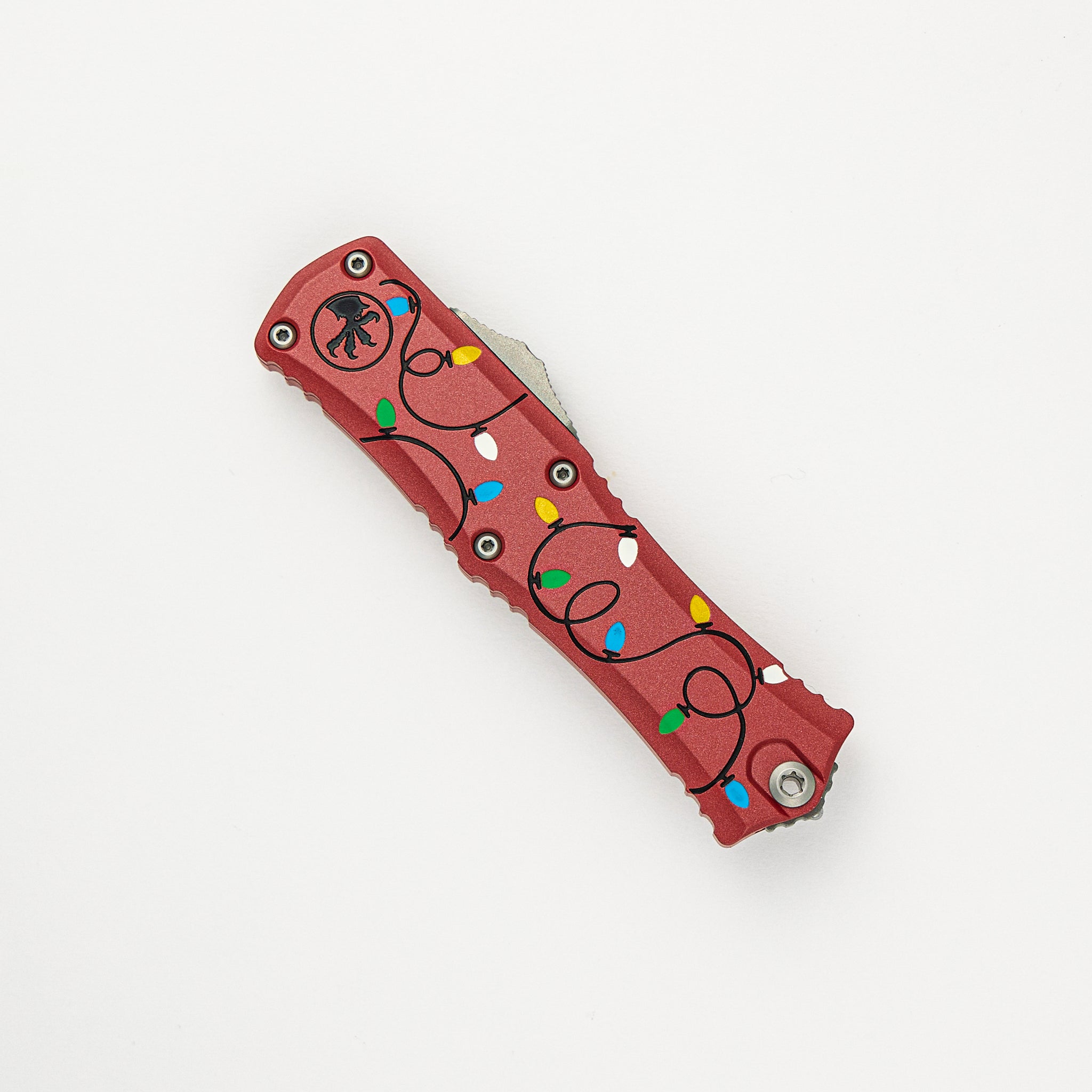 Microtech Mini Hera II S/E Signature Series Christmas Red Stonewash Standard 1703M-10 RDCMAS