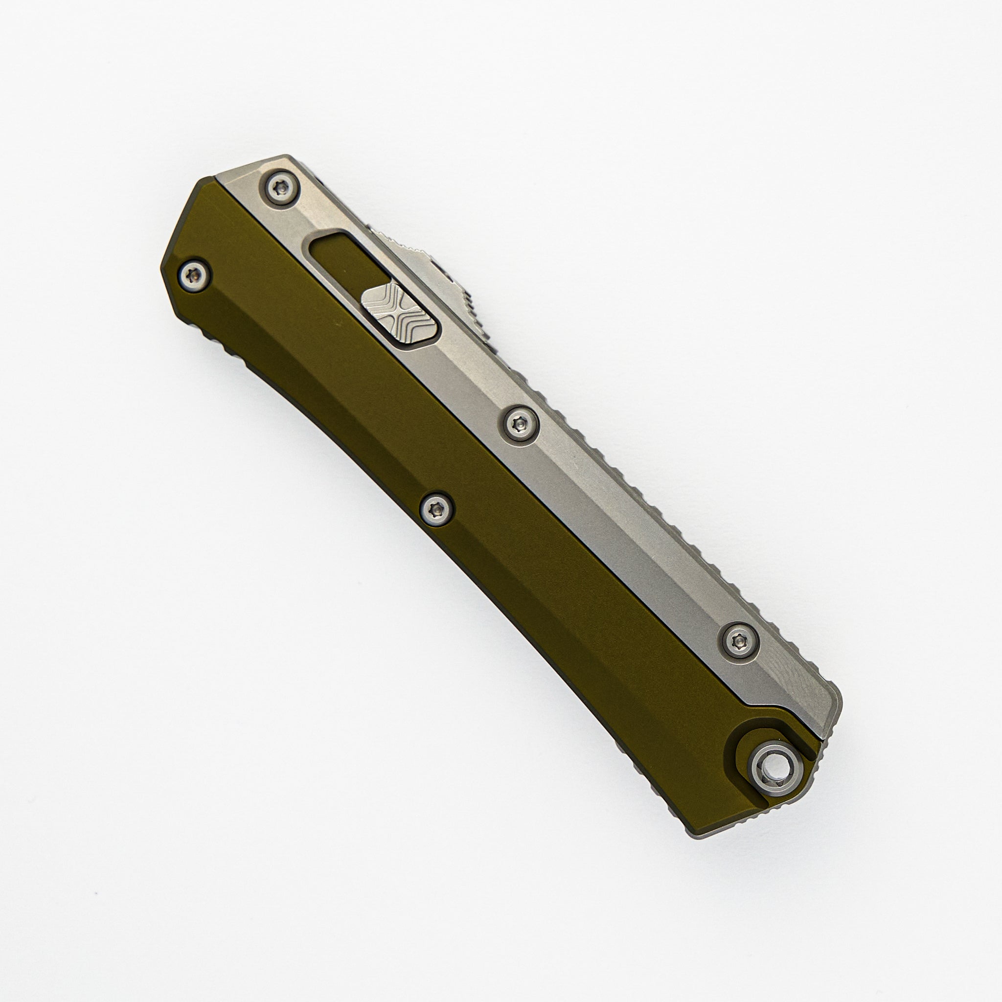 Glykon Bayonet OD Green Stonewash Full Serrated Nickel Boron Internals 184-12 OD