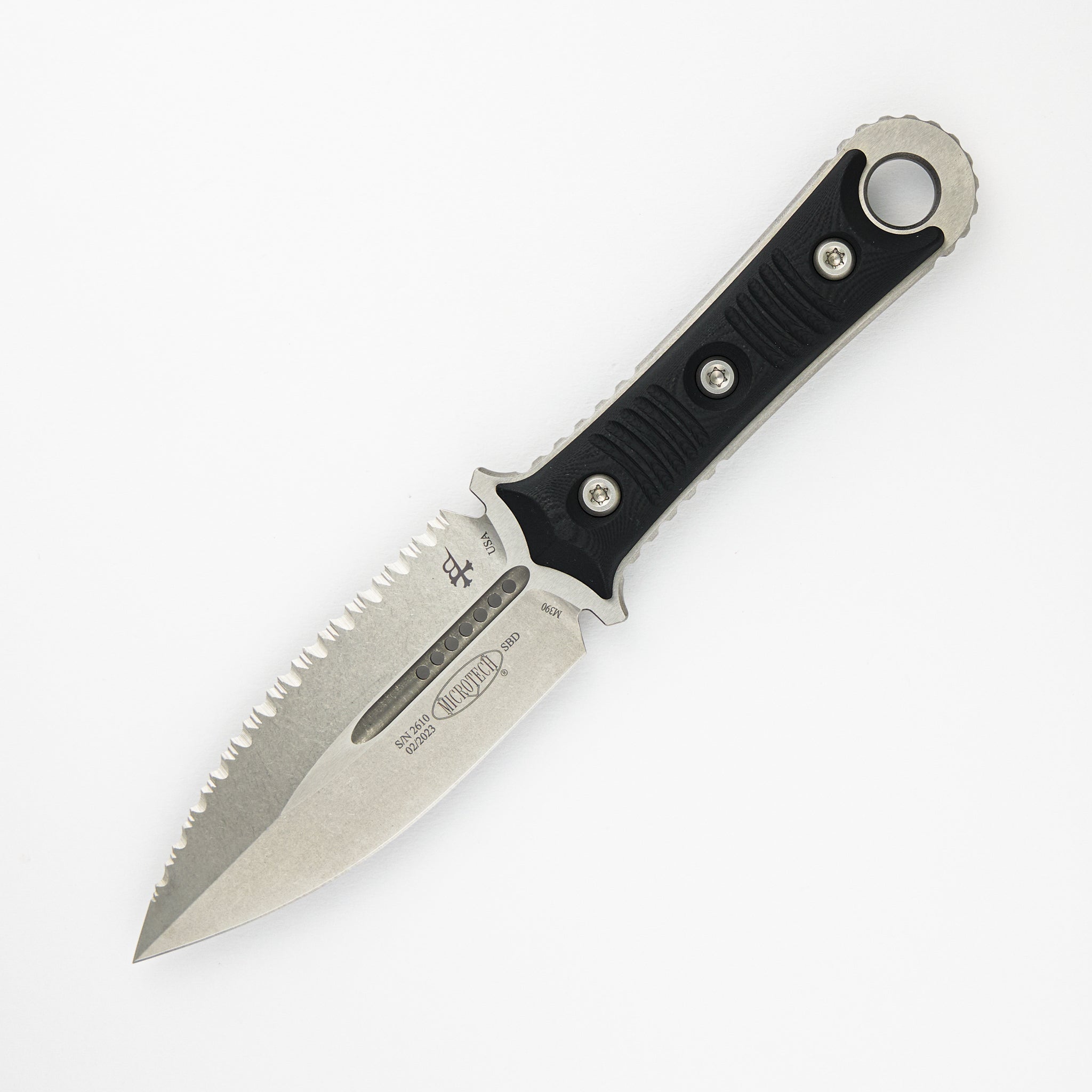 SBD D-E STONEWASH FULL SERRATED 201-12 (Borka Blades Design)
