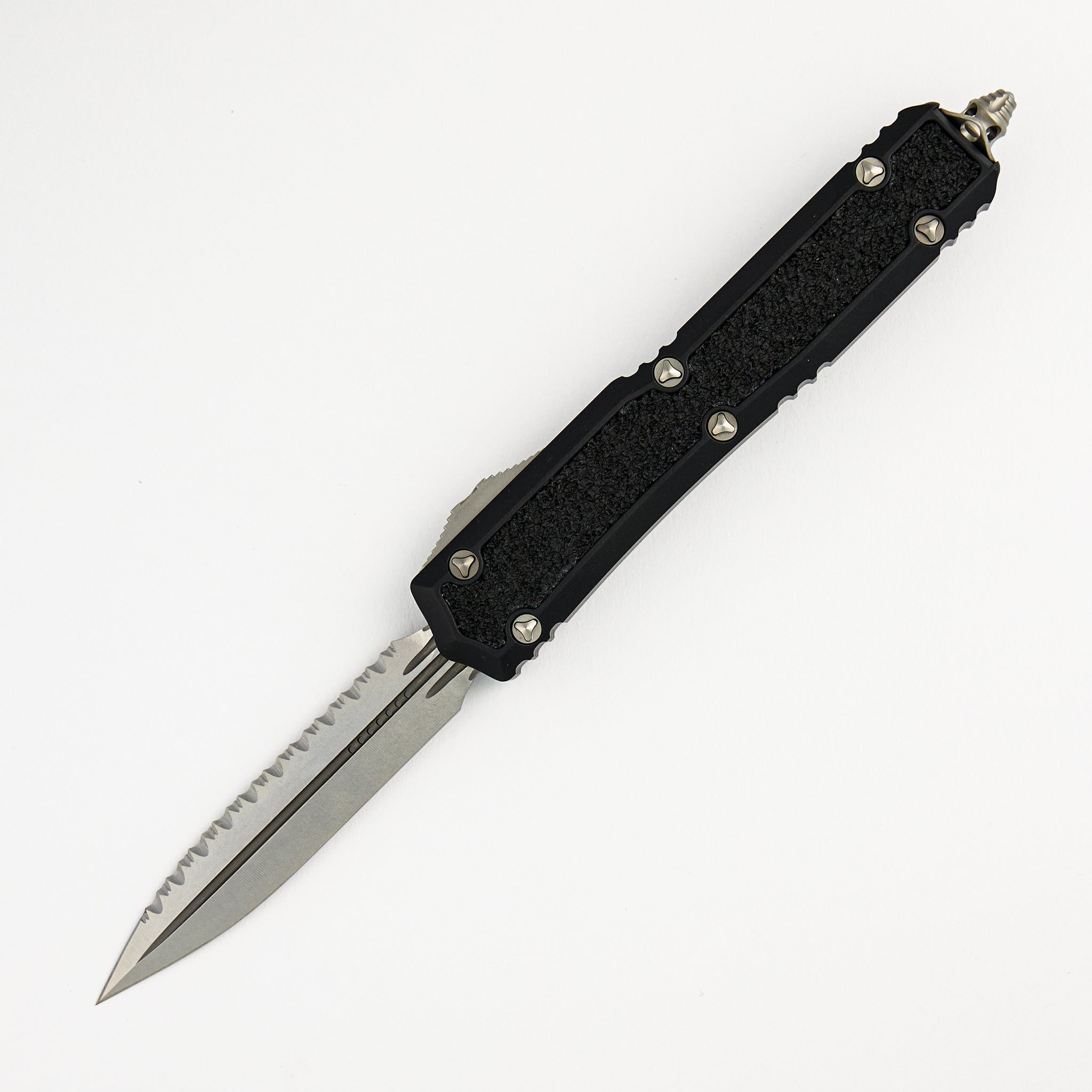 Makora – Signature Series – D/E Stonewash Full Serrated – Nickel Boron Internals 206-12 S