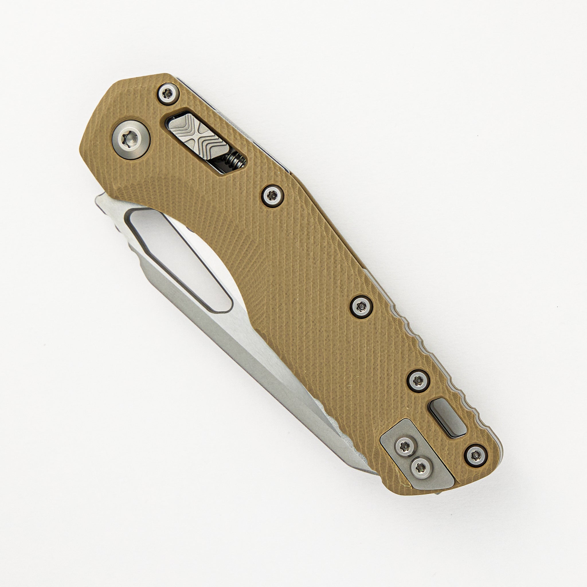MSI S/E Fluted Tan G10 Stonewash Standard 210-10 FLGTTA