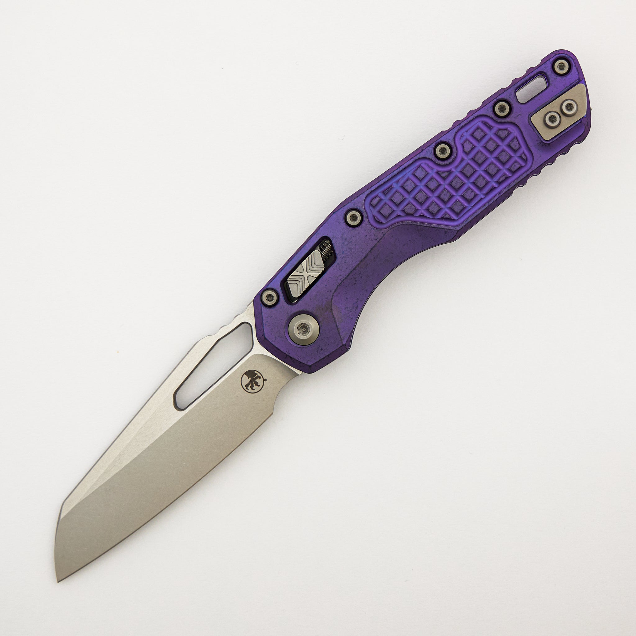 "Marfione Select" MSI - RAM-LOK - Stonewash Finish Purple Haze Anodized Frag Pattern Titanium W/ Purple Titanium Accent 210-10FRMS5