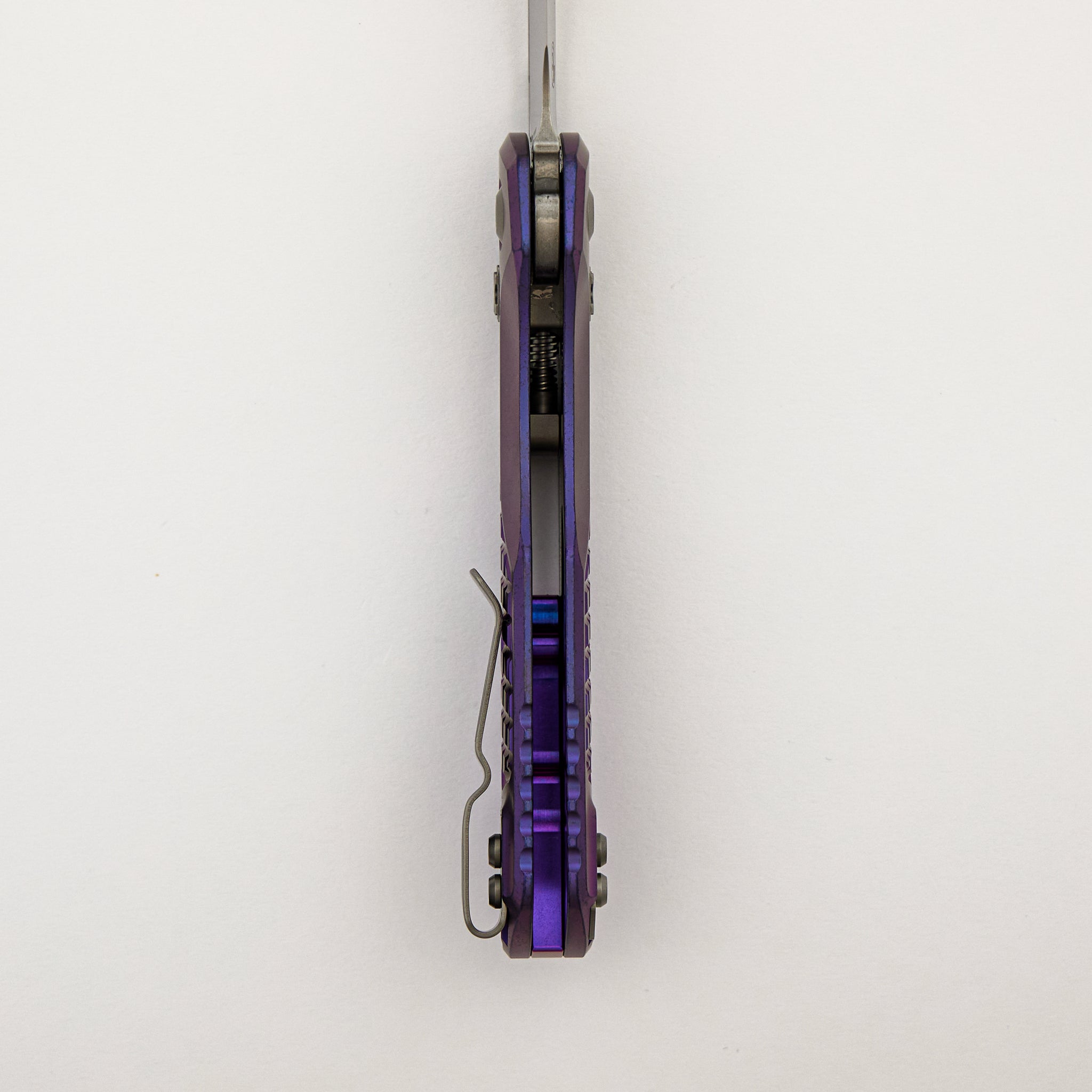 "Marfione Select" MSI - RAM-LOK - Stonewash Finish Purple Haze Anodized Frag Pattern Titanium W/ Purple Titanium Accent 210-10FRMS5