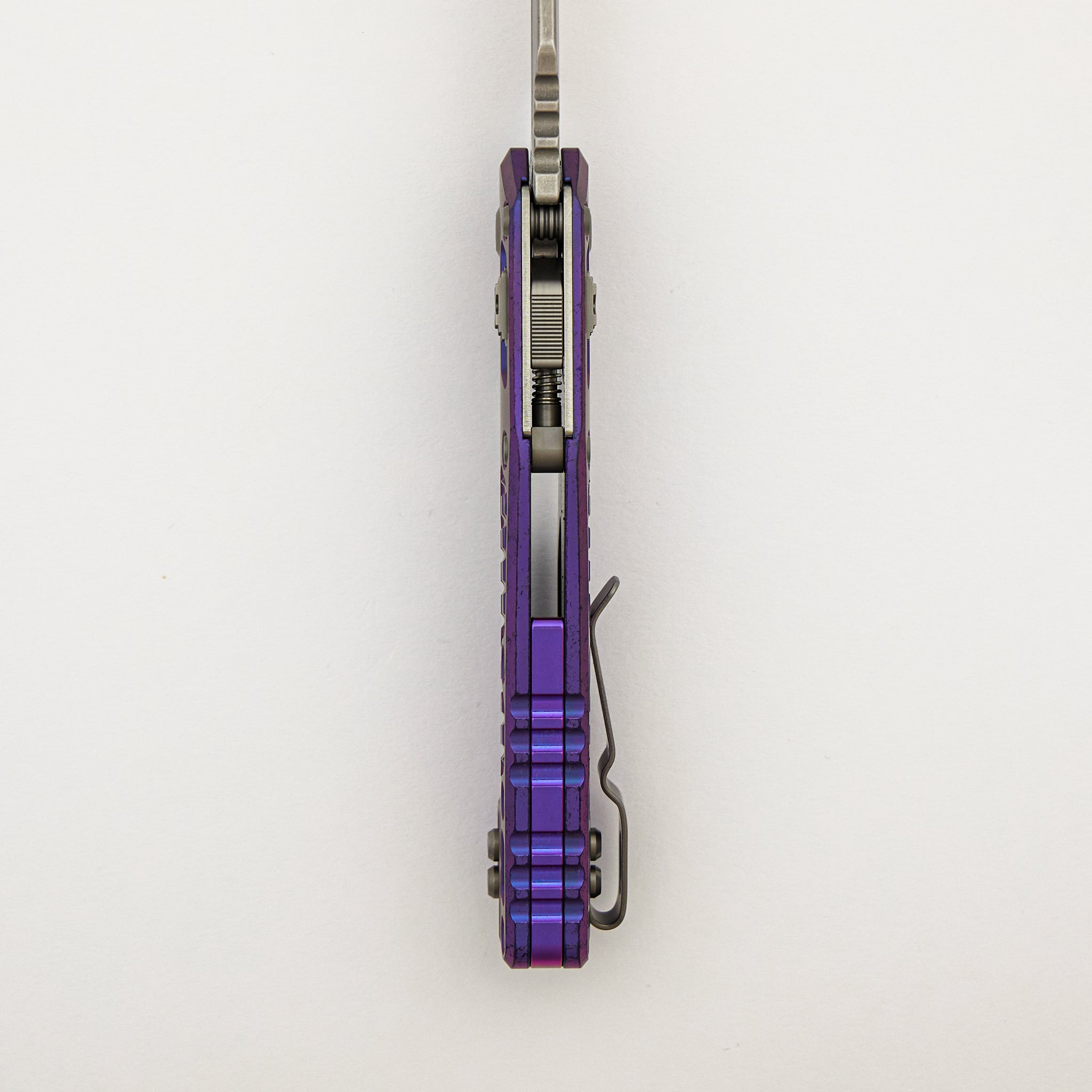 "Marfione Select" MSI - RAM-LOK - Stonewash Finish Purple Haze Anodized Frag Pattern Titanium W/ Purple Titanium Accent 210-10FRMS5