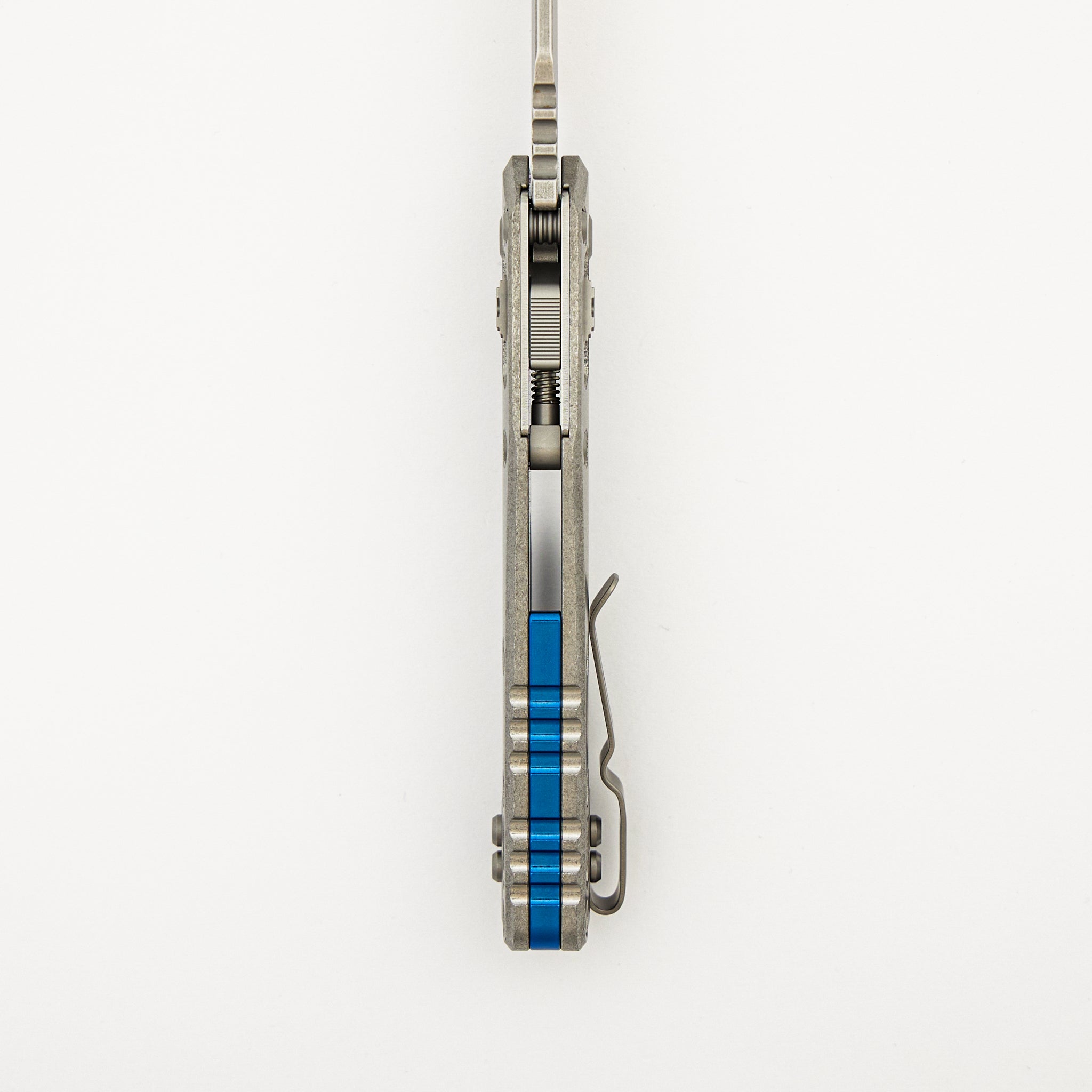 "Marfione Select" MSI - RAM-LOK - Stonewash Finish Slab Side Titanium W/ Blue Titanium Accent 210-10MS2