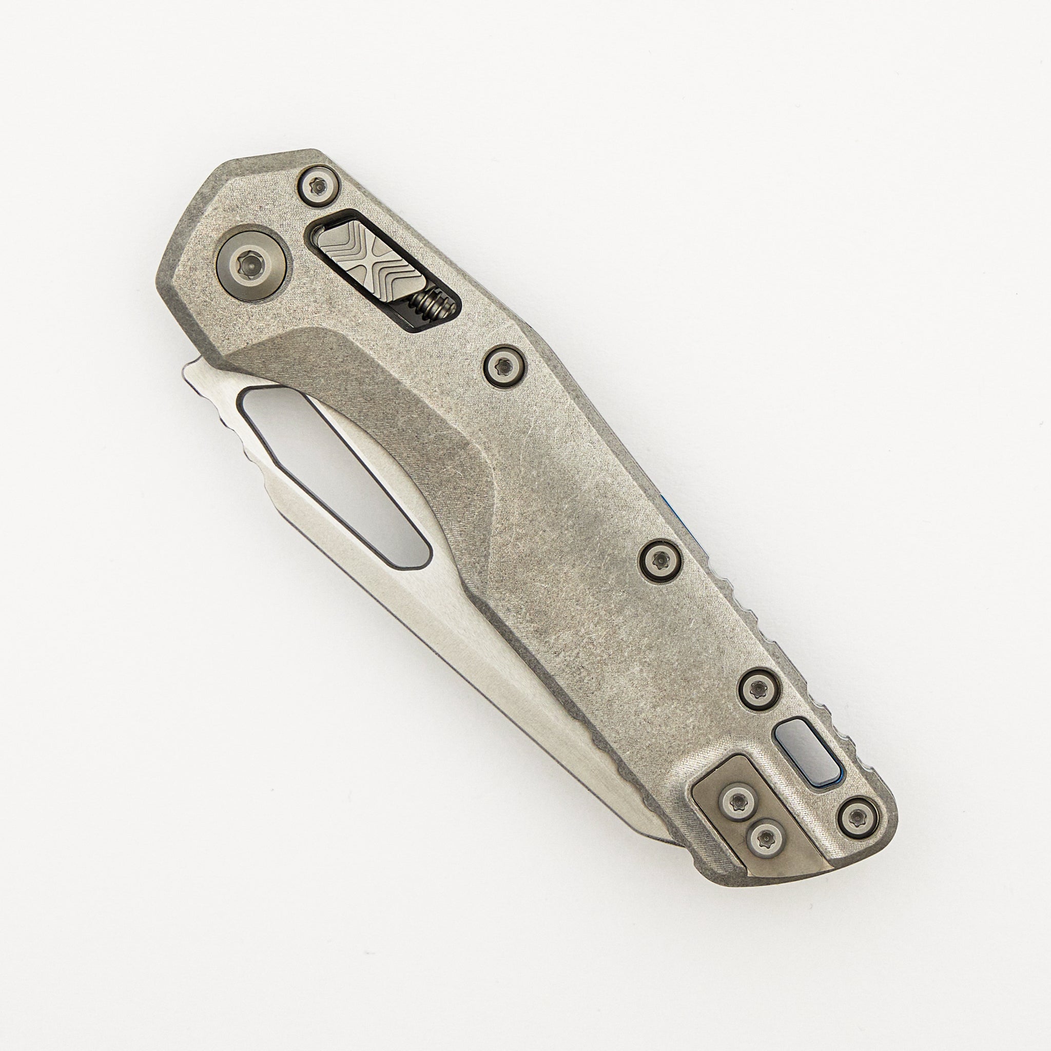 "Marfione Select" MSI - RAM-LOK - Stonewash Finish Slab Side Titanium W/ Blue Titanium Accent 210-10MS2