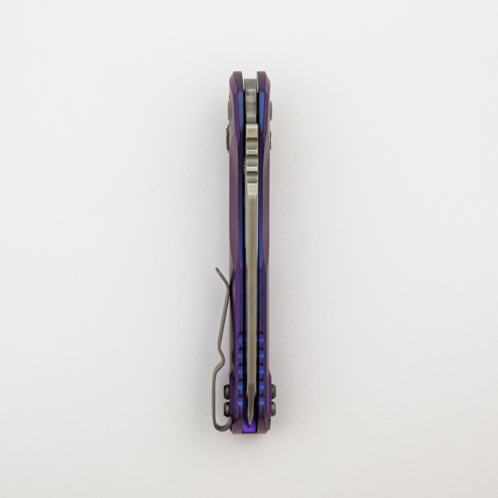 "Marfione Select" MSI - RAM-LOK - Stonewash Finish Purple Haze Anodized Slab Side Titanium W/ Purple Titanium Accent 210-10MS5