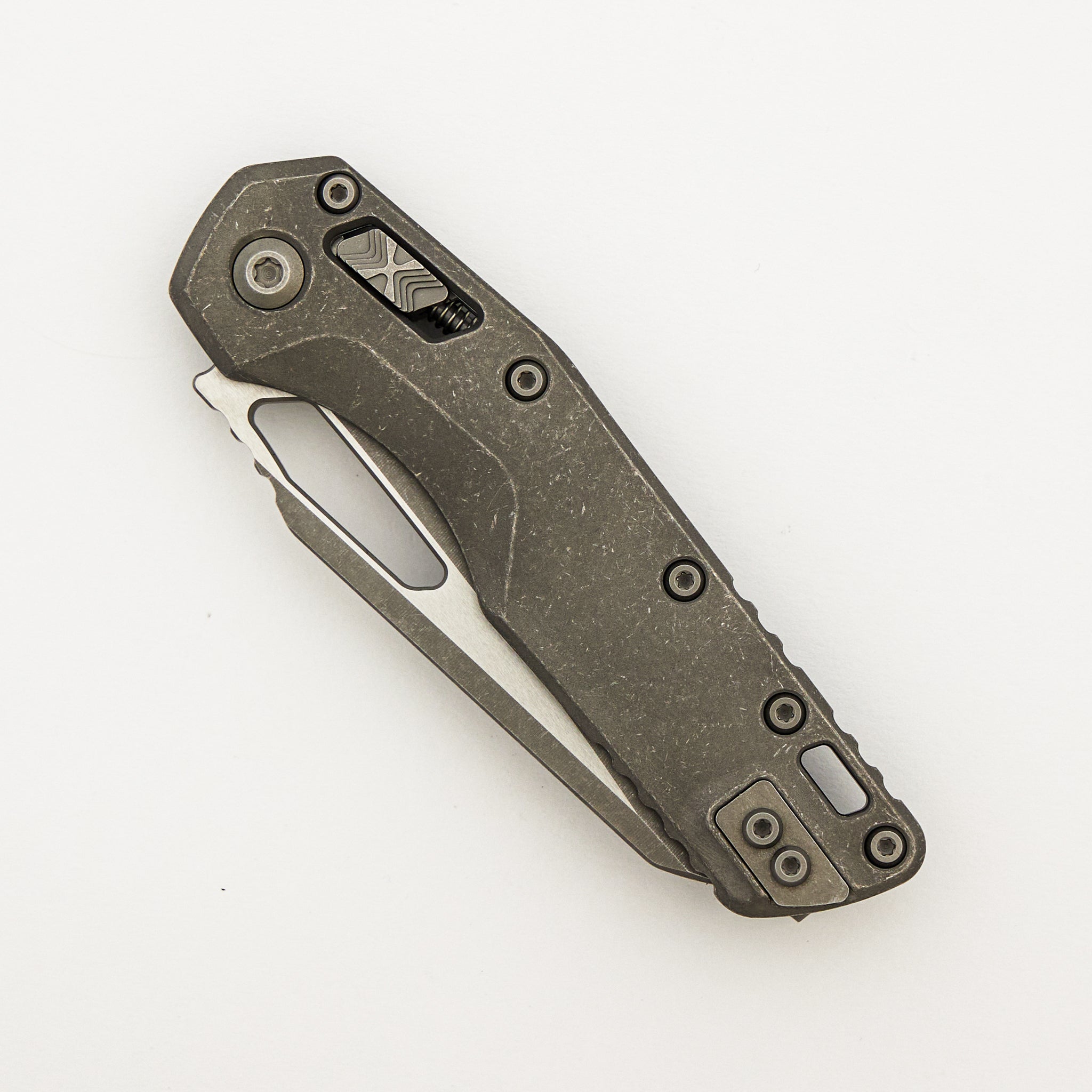 "Marfione Select" MSI - RAM-LOK - Partial Serrated Apocalyptic Finish Slab Side Titanium 210-11APMS1