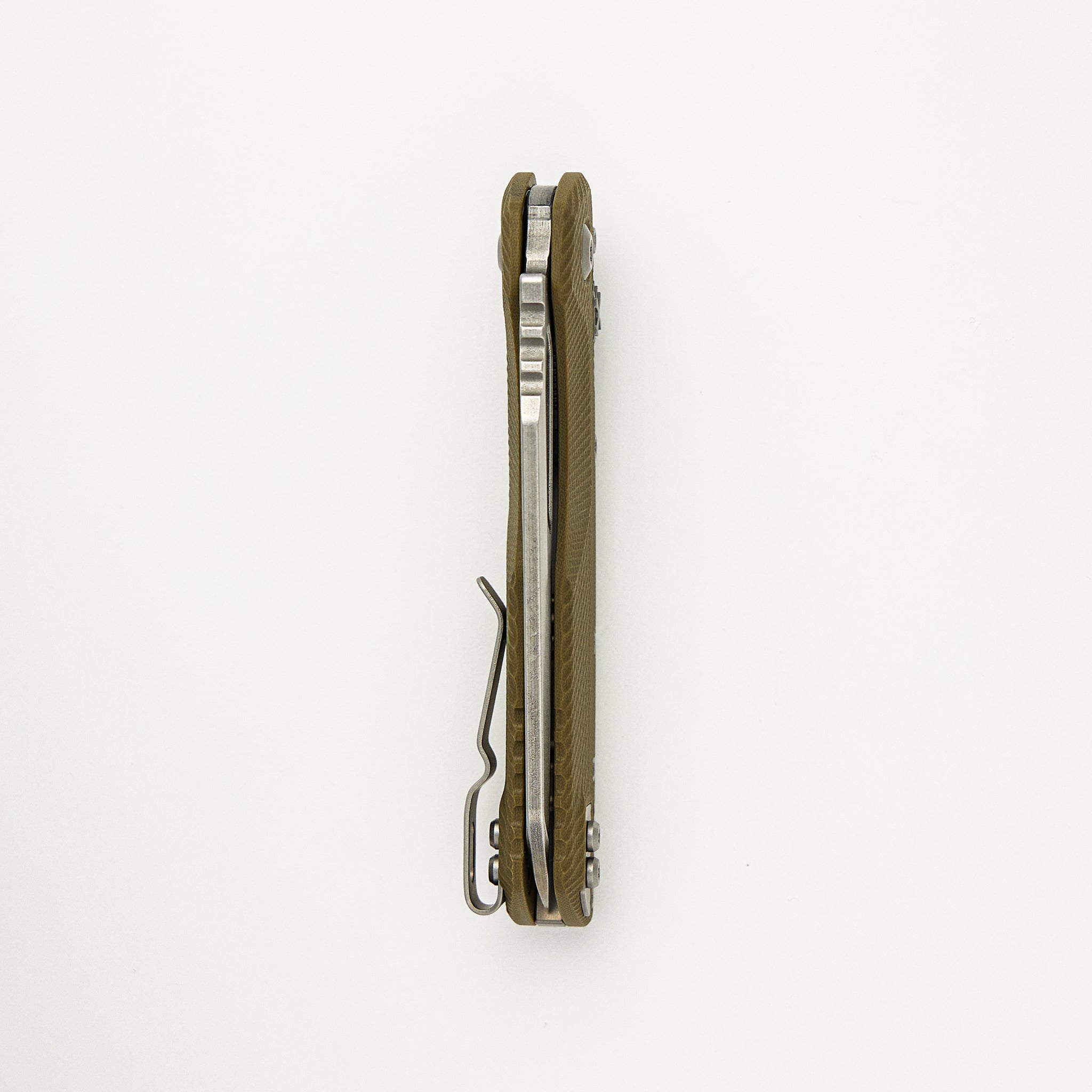 MSI S/E Fluted OD Green G10 Stonewash Partial Serrated 210-11 FLGTOD