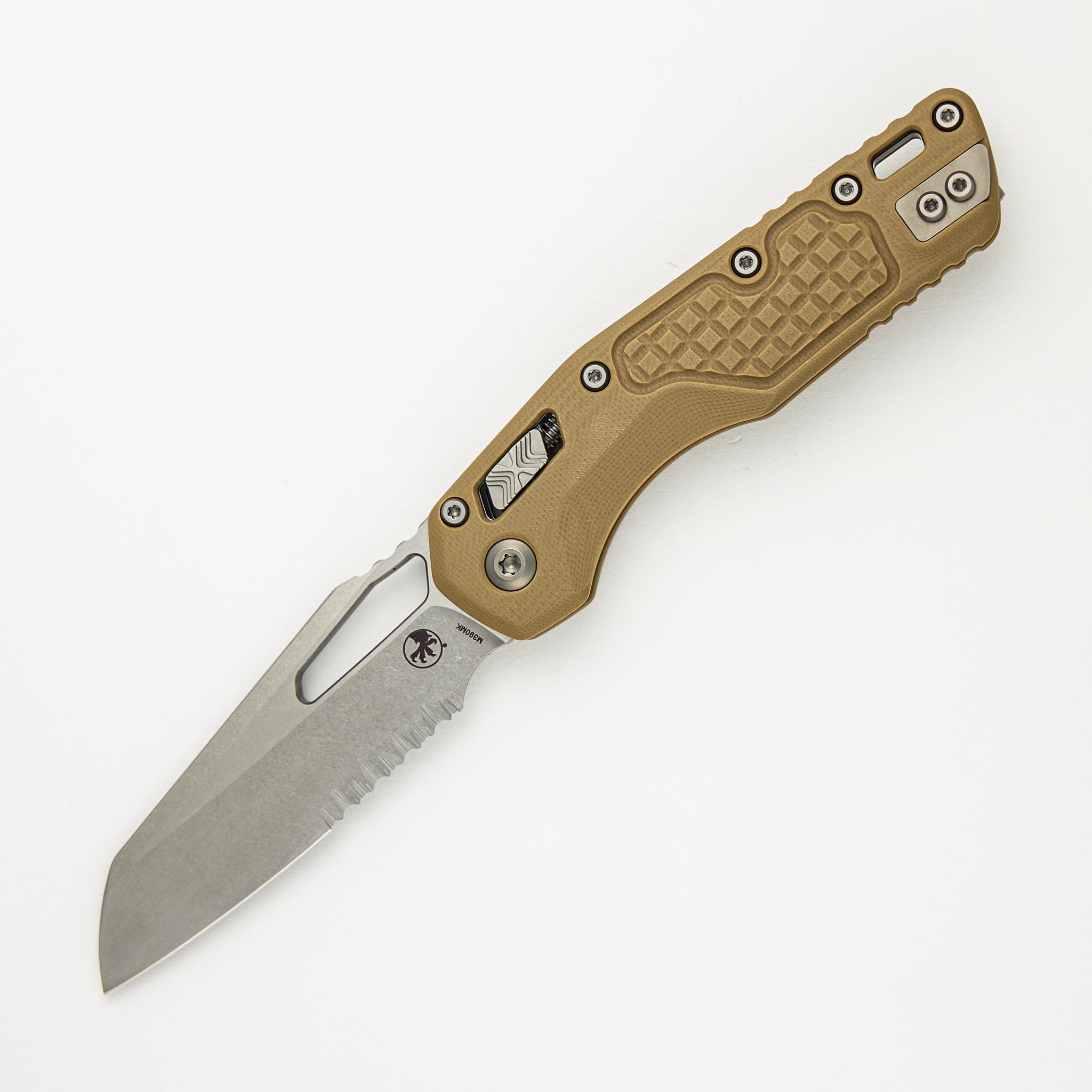 MSI S/E Frag G-10 Tan Stonewash Partial Serrated 210-11 FRGTTA