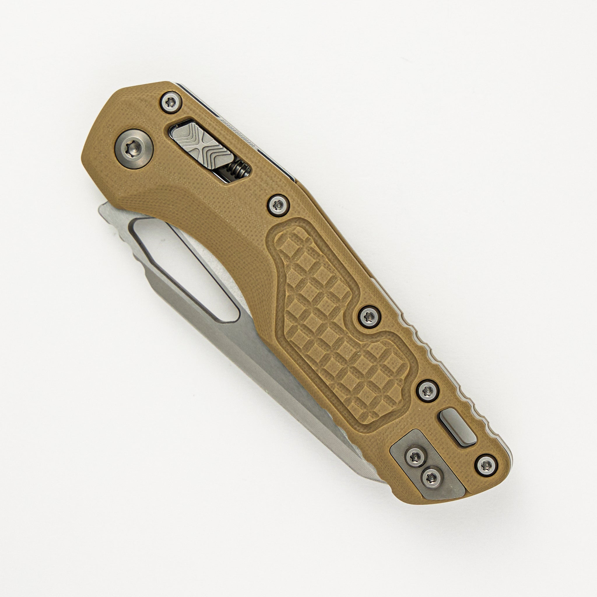 MSI S/E Frag G-10 Tan Stonewash Partial Serrated 210-11 FRGTTA