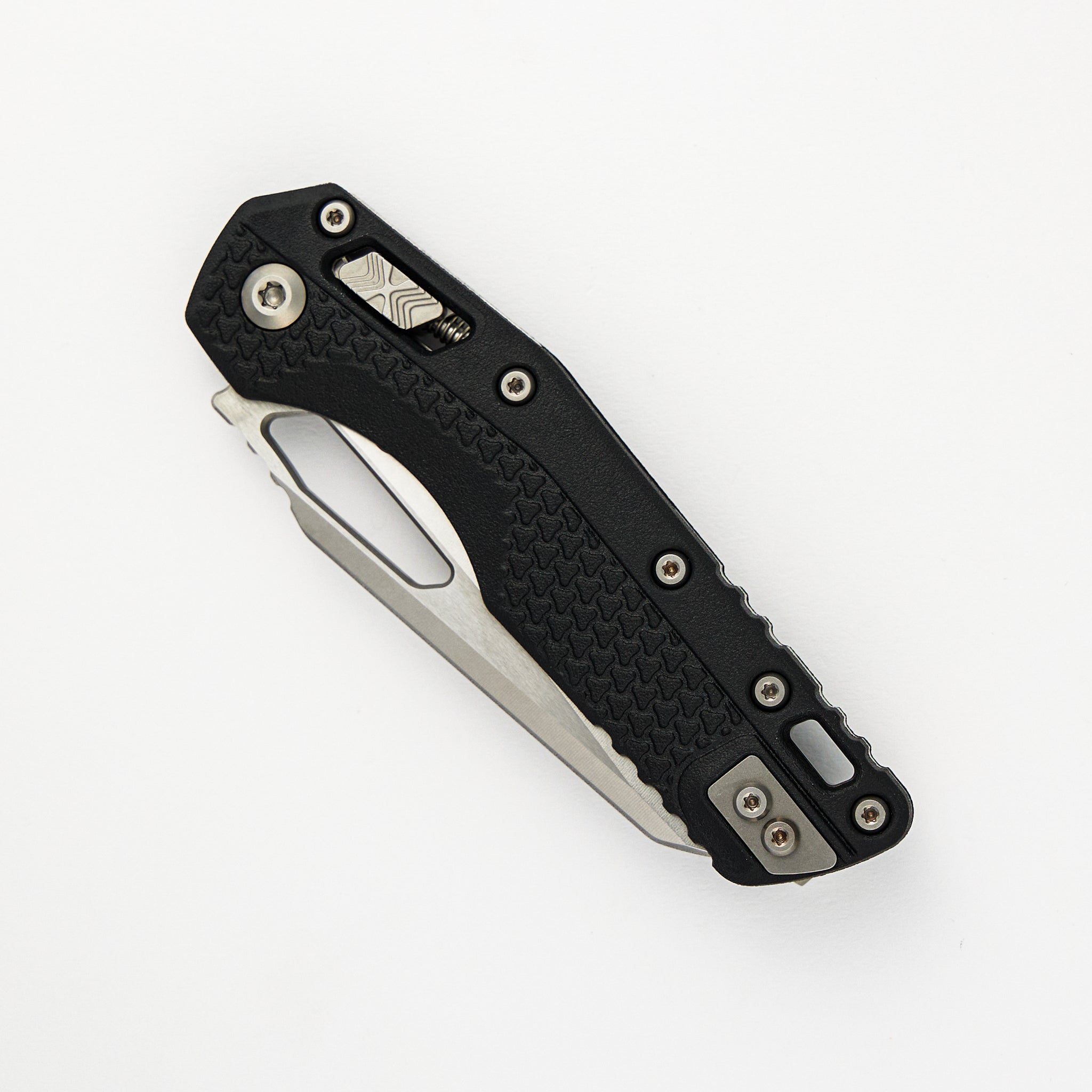 MSI S/E Tri-Grip Polymer Black Stonewash Full Serrated 210T-12 PMBK