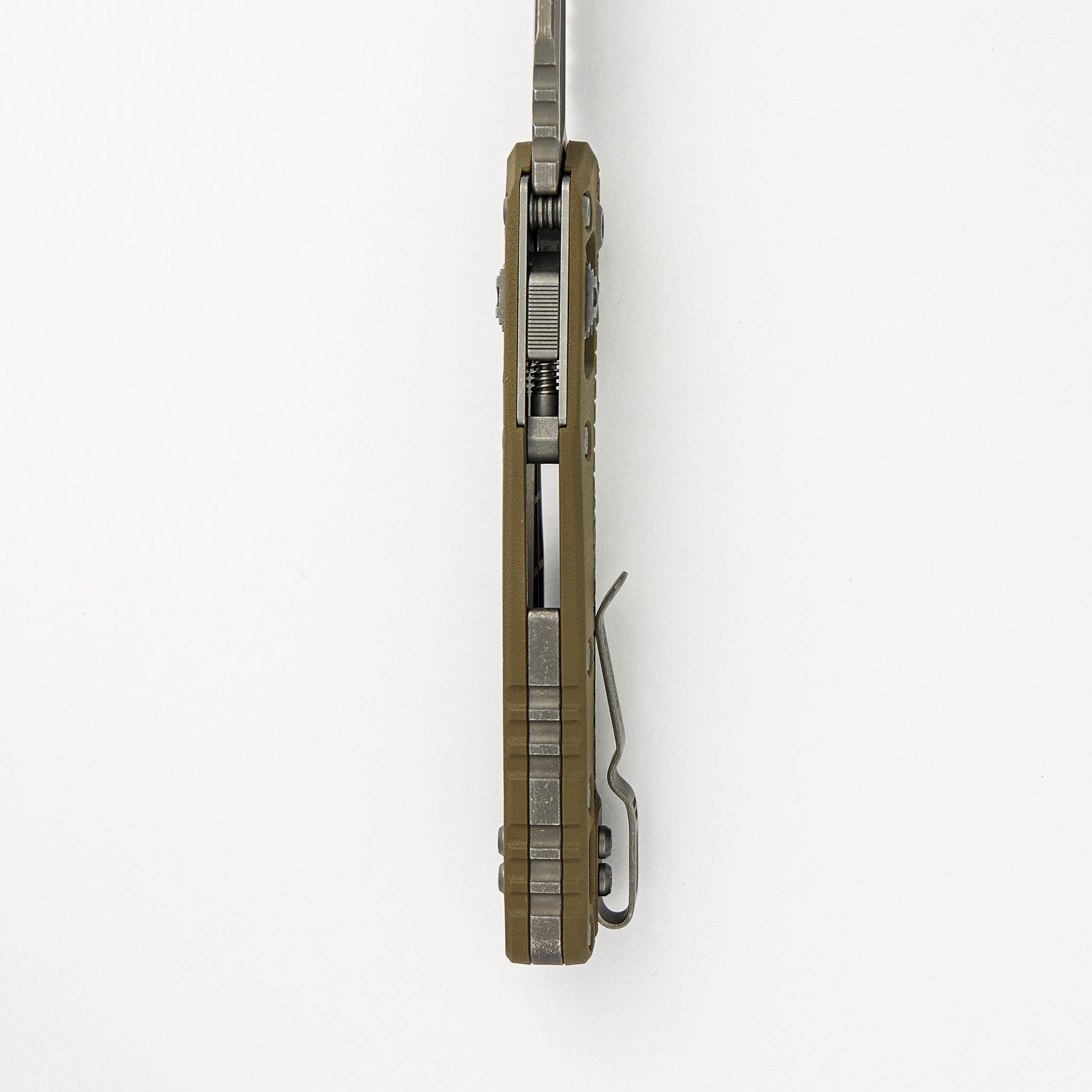 MSI S/E Tri-Grip Polymer OD Green Apocalyptic Partial Serrated 210T-11 APPMOD