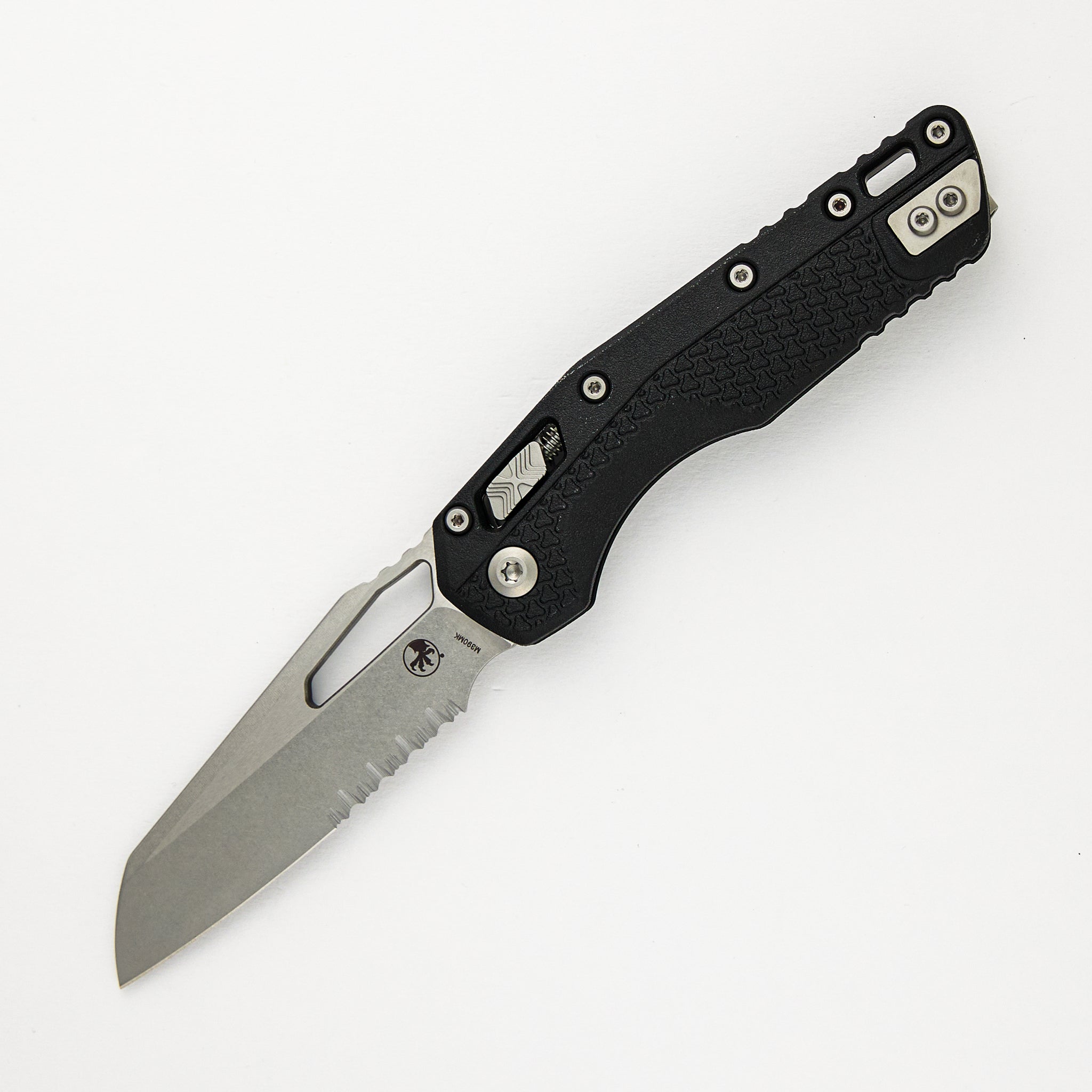 MSI S/E Tri-Grip Polymer Black Stonewash Partial Serrated 210T-11 PMBK