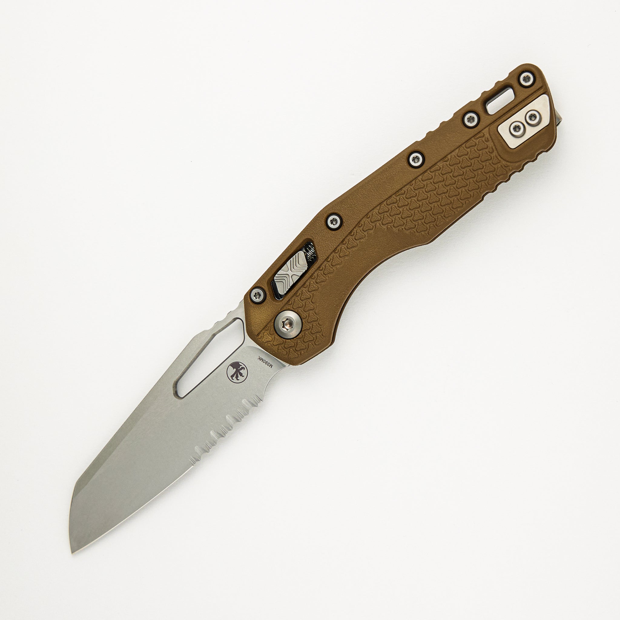 MSI S/E Tri-Grip Polymer Dark Earth Stonewash Partial Serrated 210T-11 PMDE