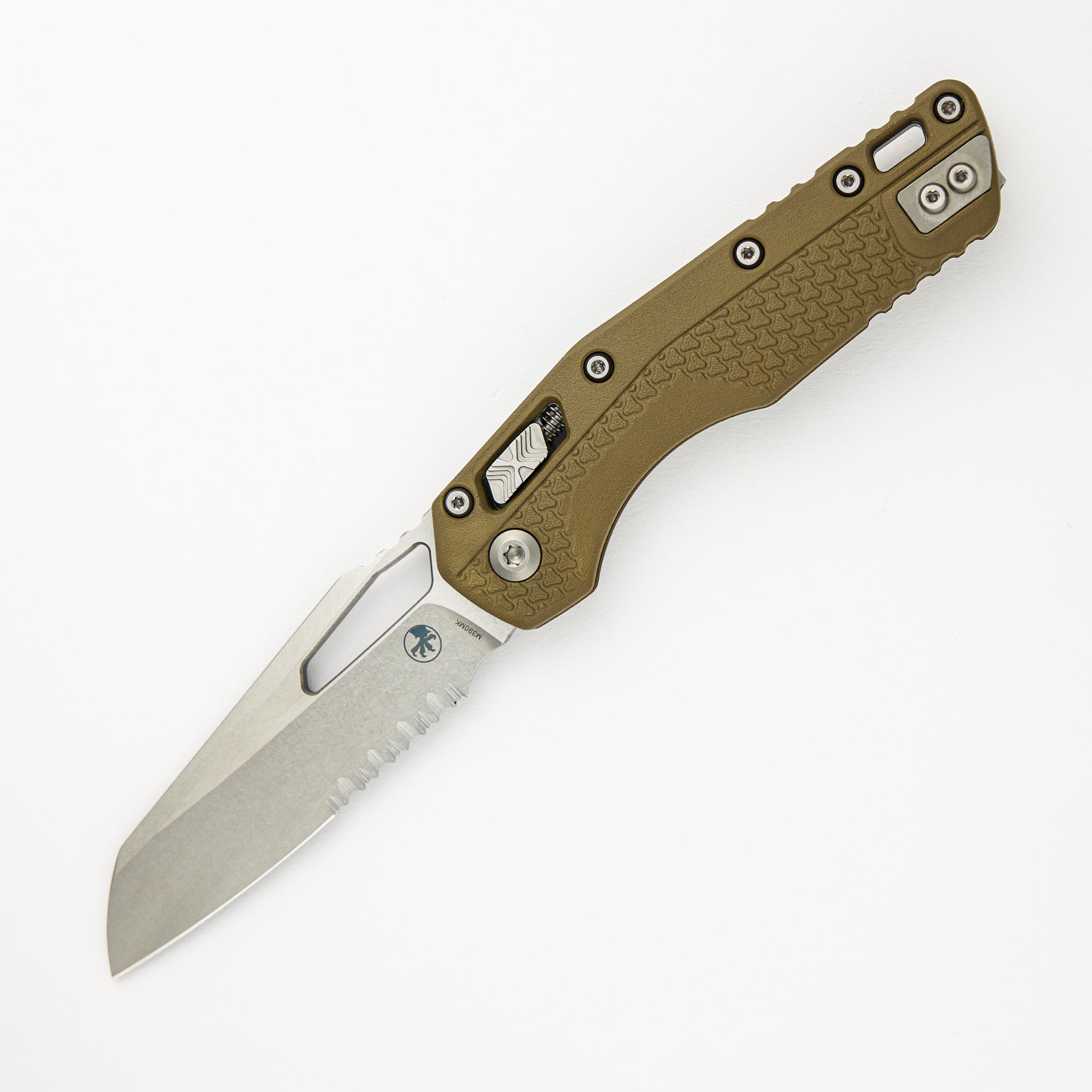 MSI S/E Tri-Grip Polymer OD Green Stonewash Partial Serrated 210T-11PMOD