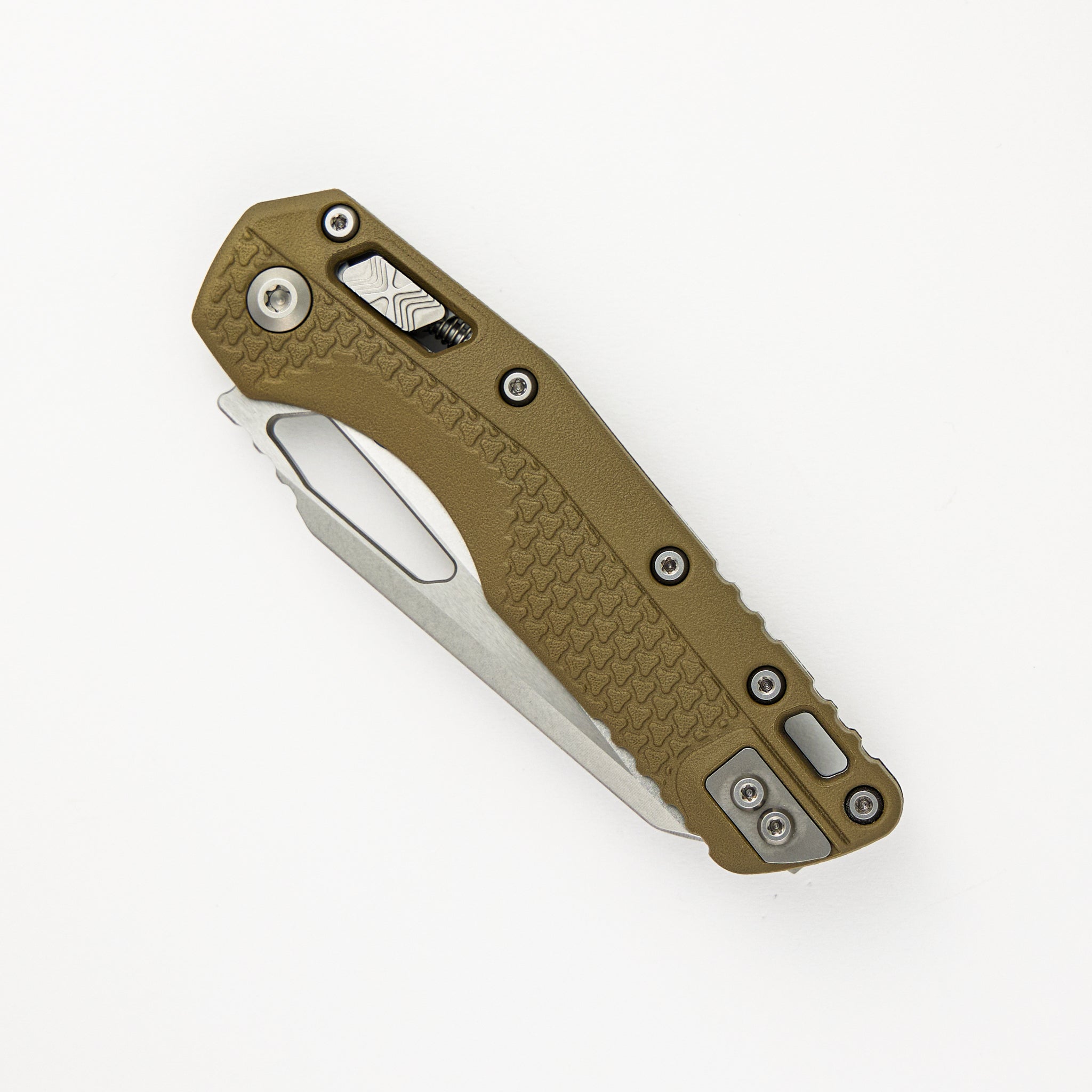 MSI S/E Tri-Grip Polymer OD Green Stonewash Partial Serrated 210T-11PMOD