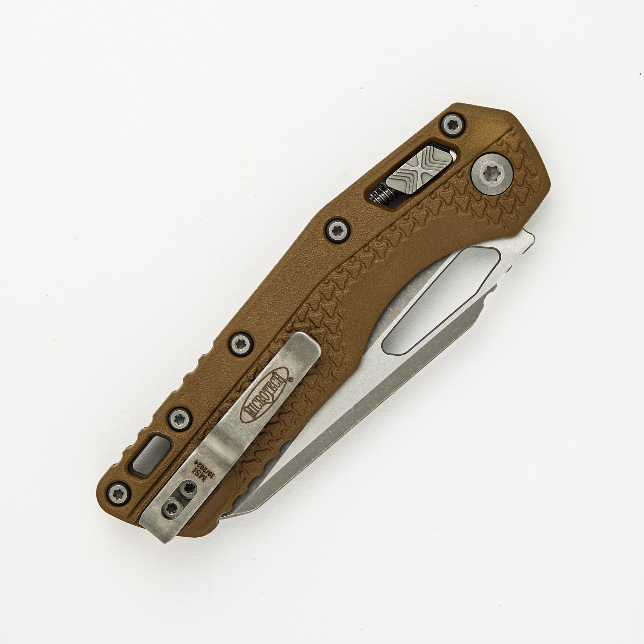 MSI S/E Tri-Grip Polymer Dark Earth Apocalyptic Full Serrated 210T-12 APPMDE