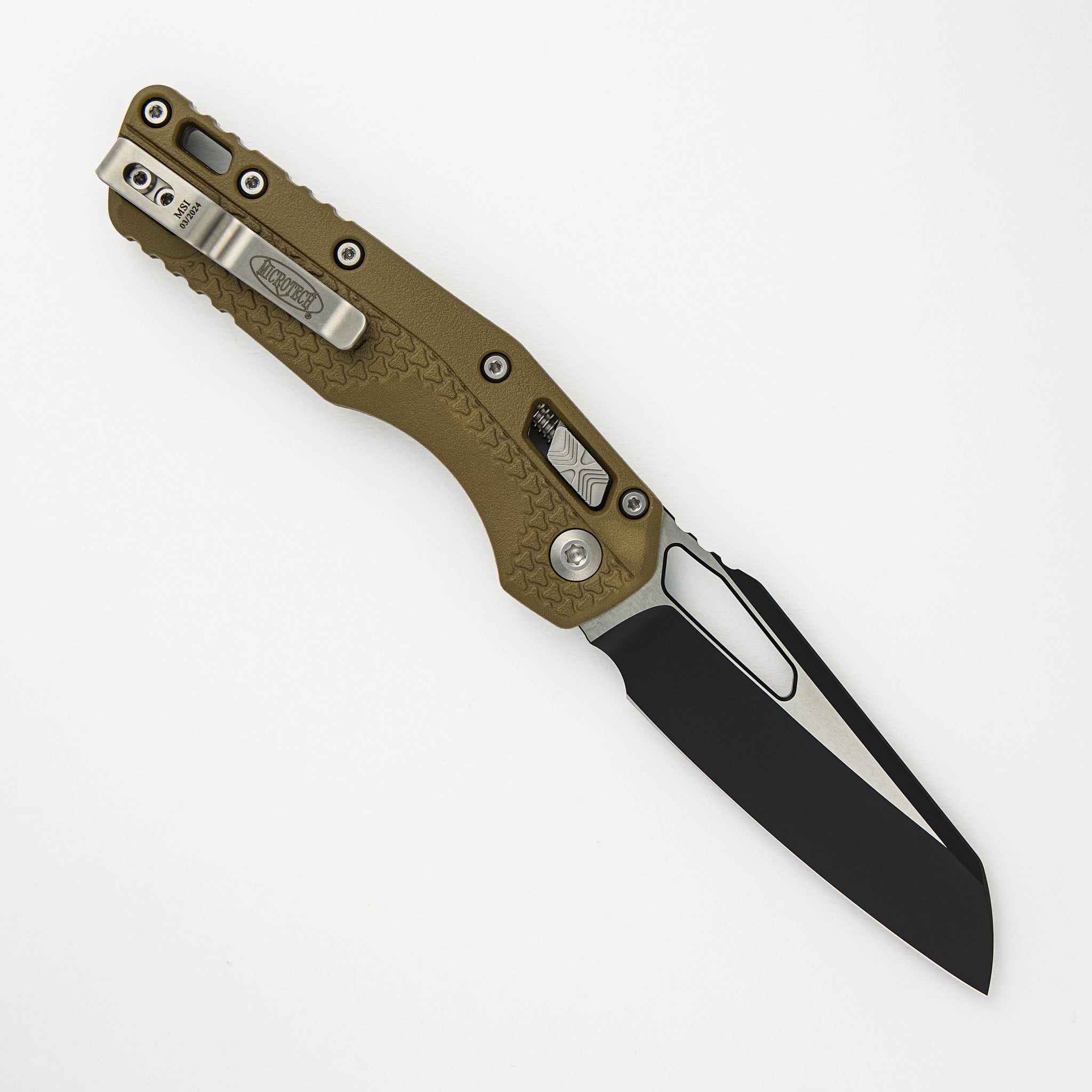 Microtech MSI RAM-LOK S/E Tri-Grip Polymer OD Green Tactical Standard 210T-1PMOD