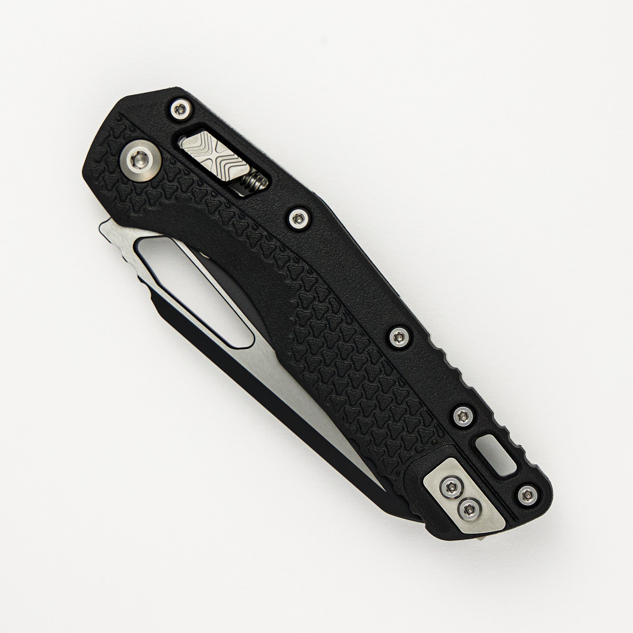 MSI S/E Tri-Grip Polymer Black Partial Serrated 210T-2 PMBK