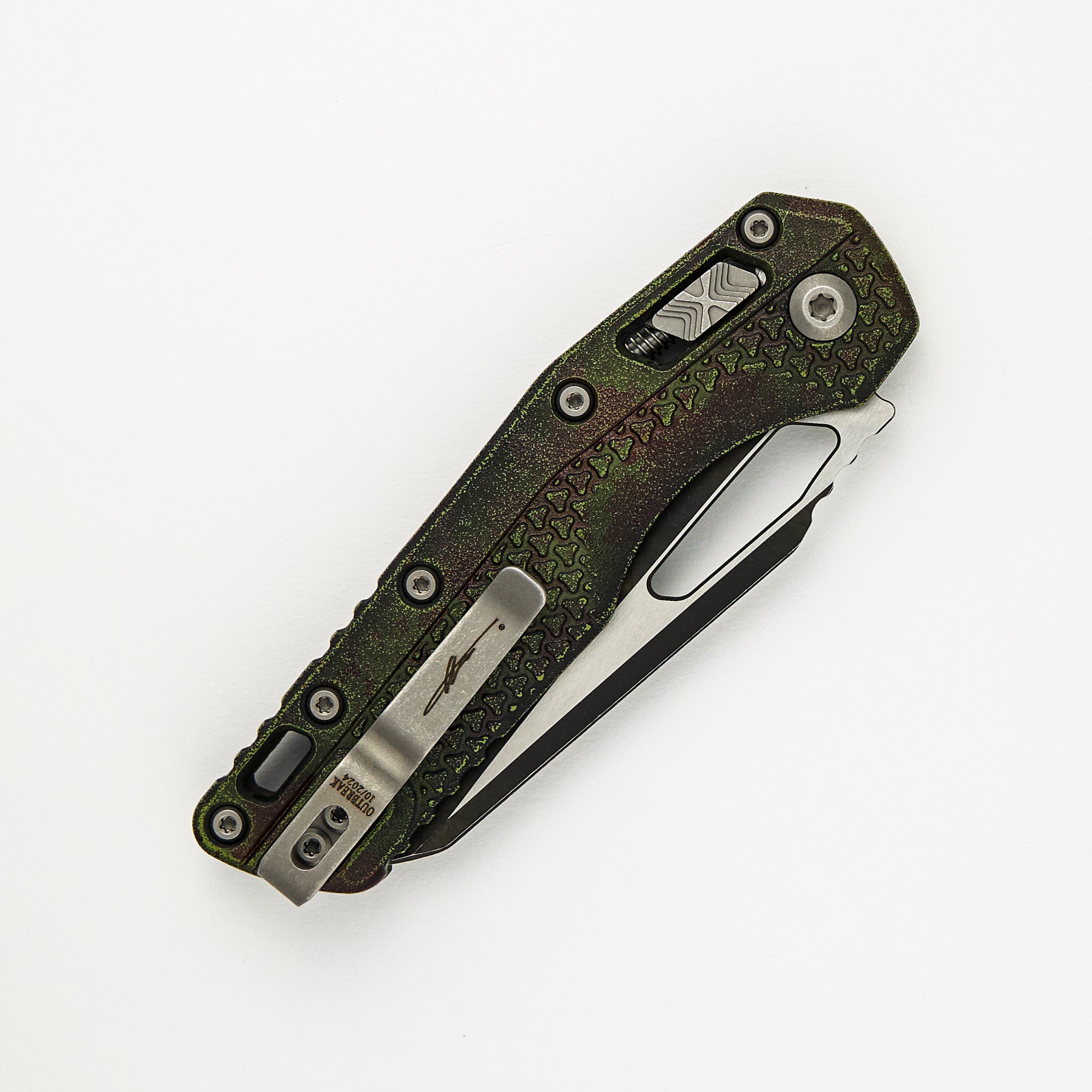 MSI S/E Tri-Grip Outbreak Signature Series Polymer Partial Serrated 210T-2 PMOBS