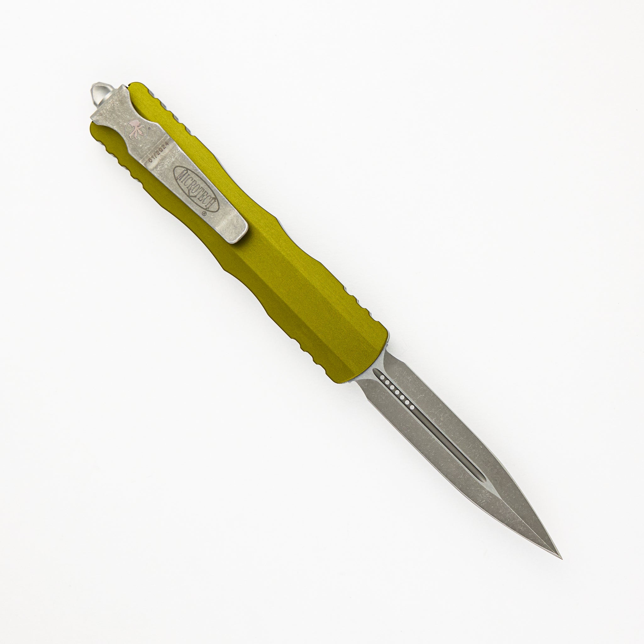 Microtech Dirac - D/E OD Green Apocalyptic Standard 225-10 APOD