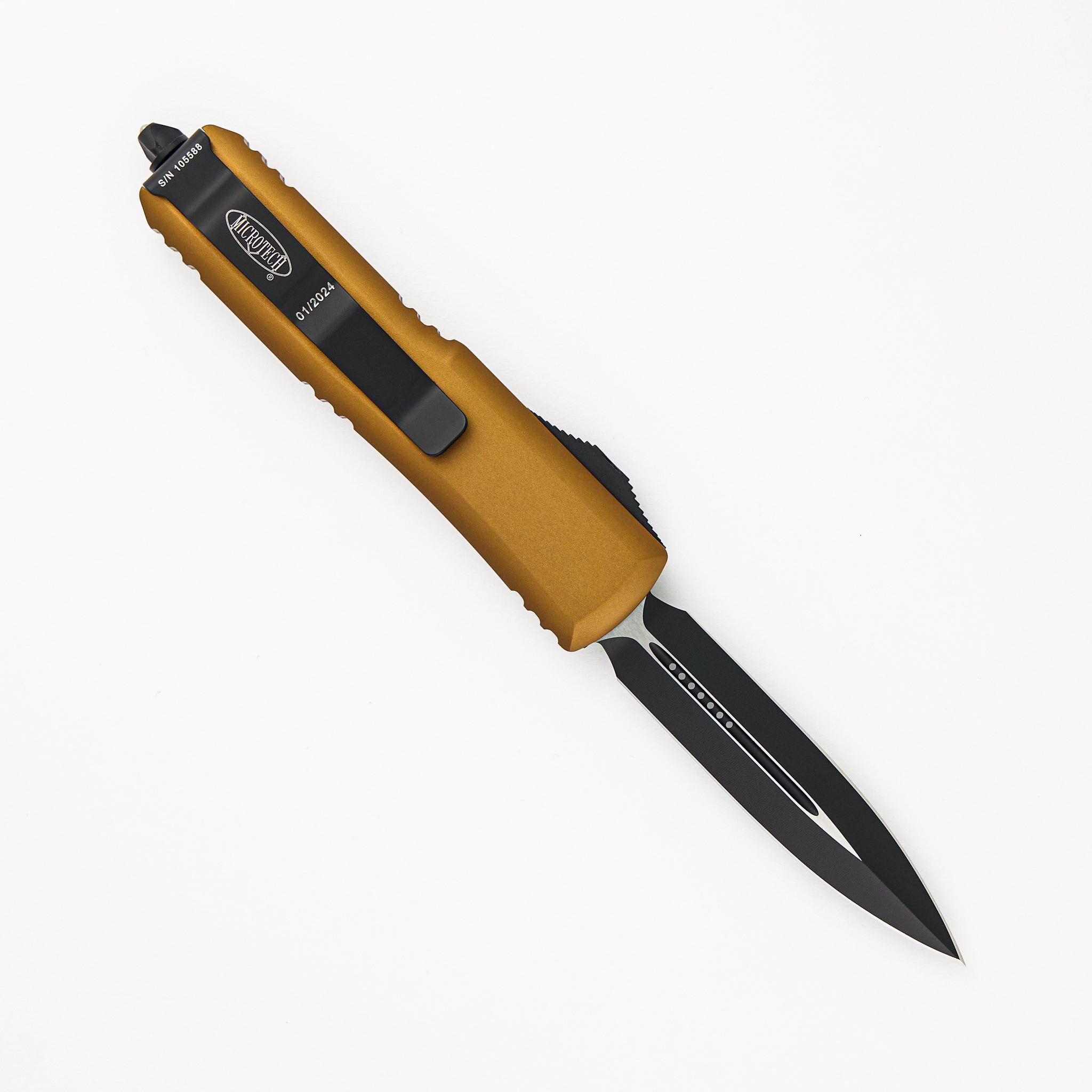 Microtech UTX-85 D/E Tan Standard 232-1 TA