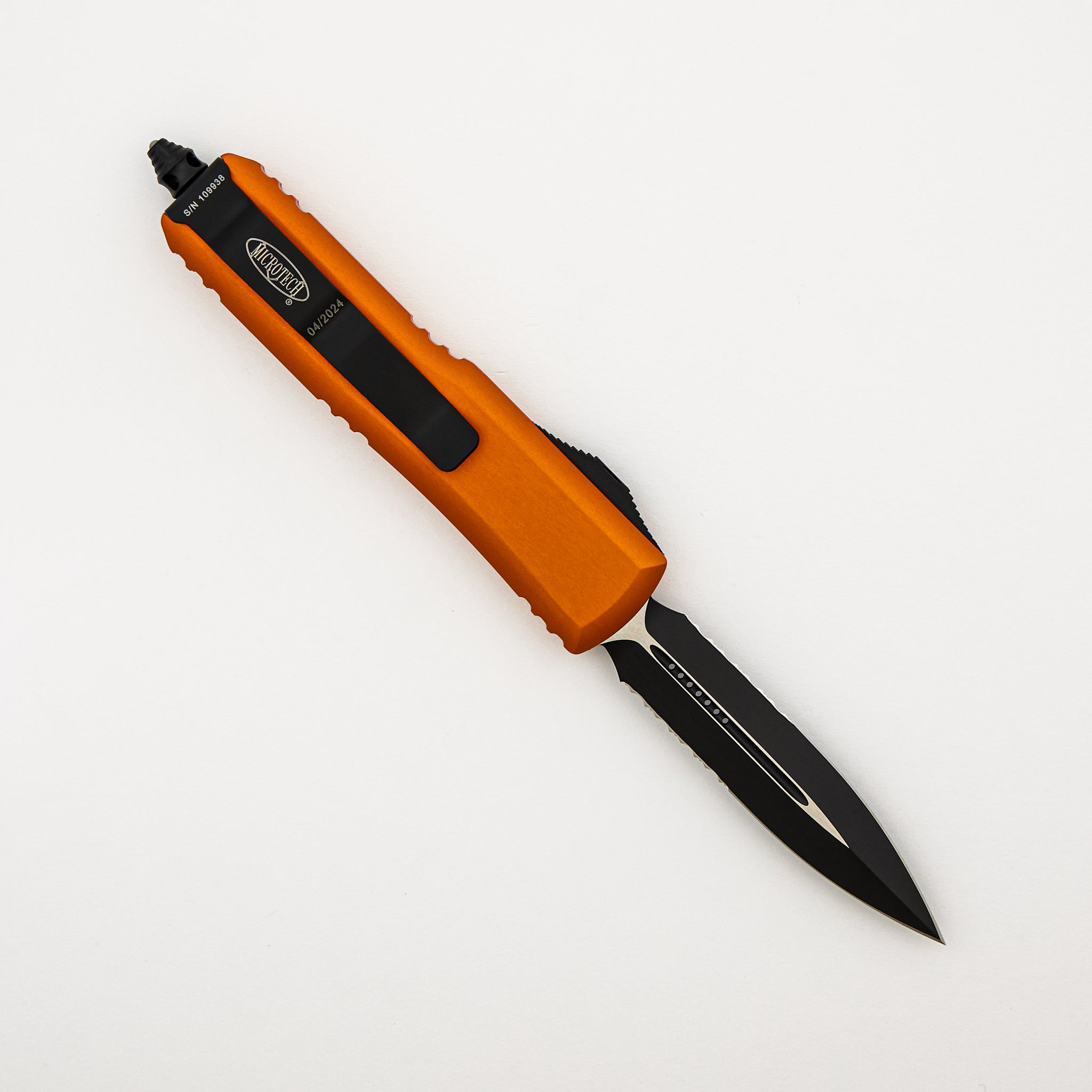 UTX-85 Orange D/E Black Standard Partial Serrated 232-2OR