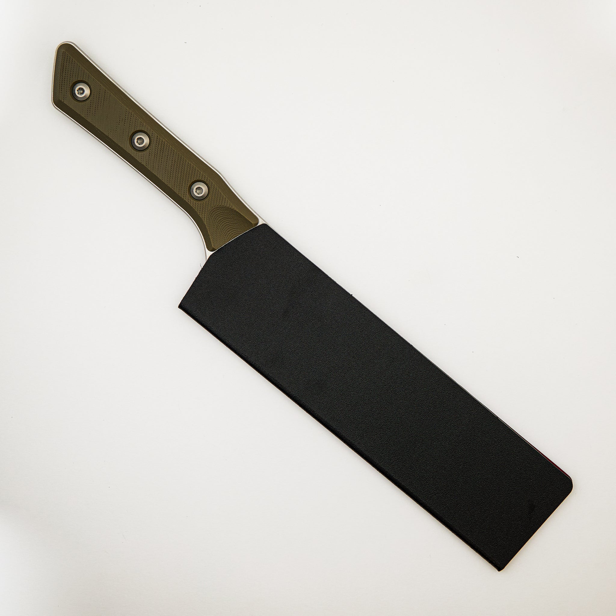 Chef Knife - G-10 OD Green - Stonewash Standard - 3000-10 OD