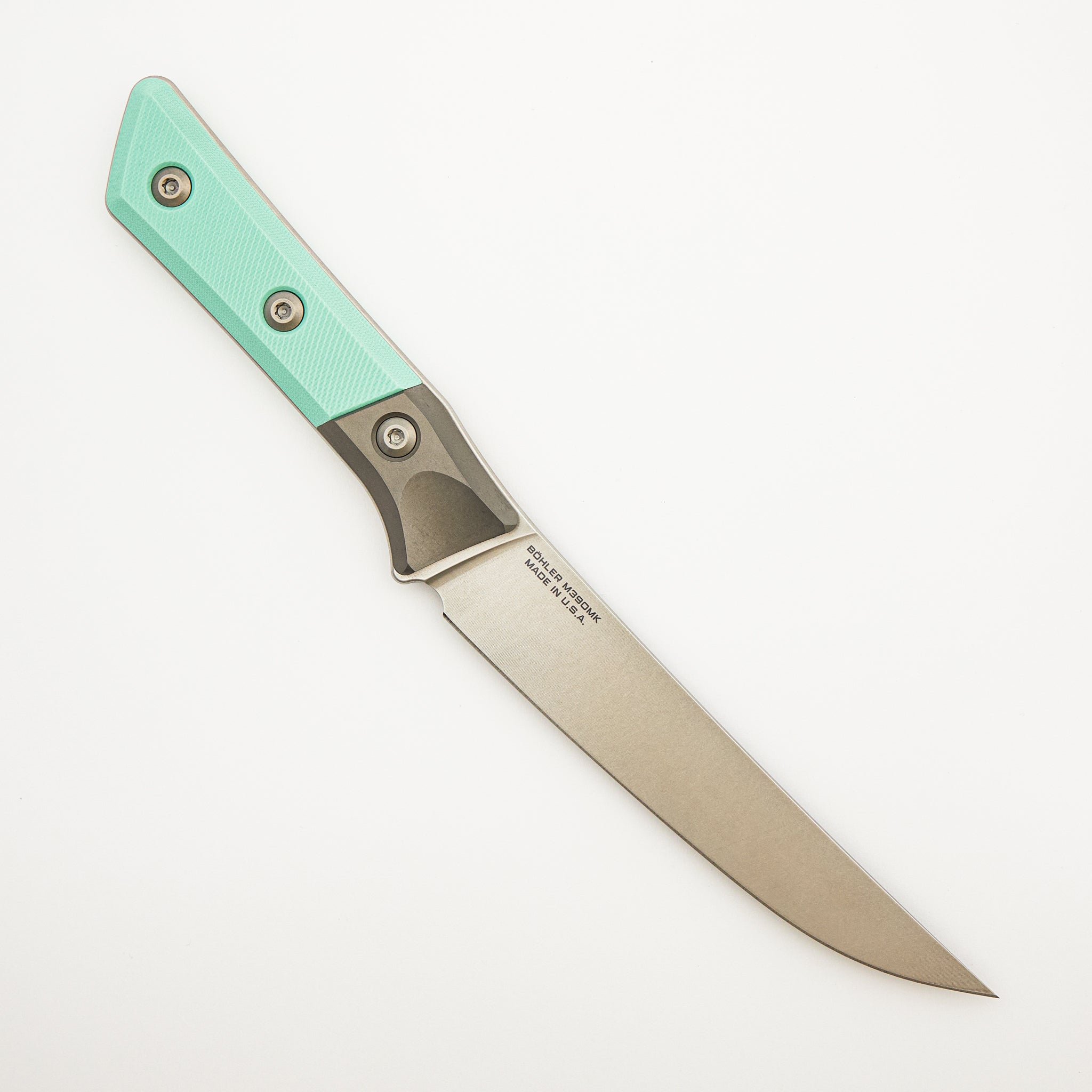 Boning Knife - G-10 Caribbean Blue - Bead Blast Bolster - Stonewash Standard - 3100B-10 CA
