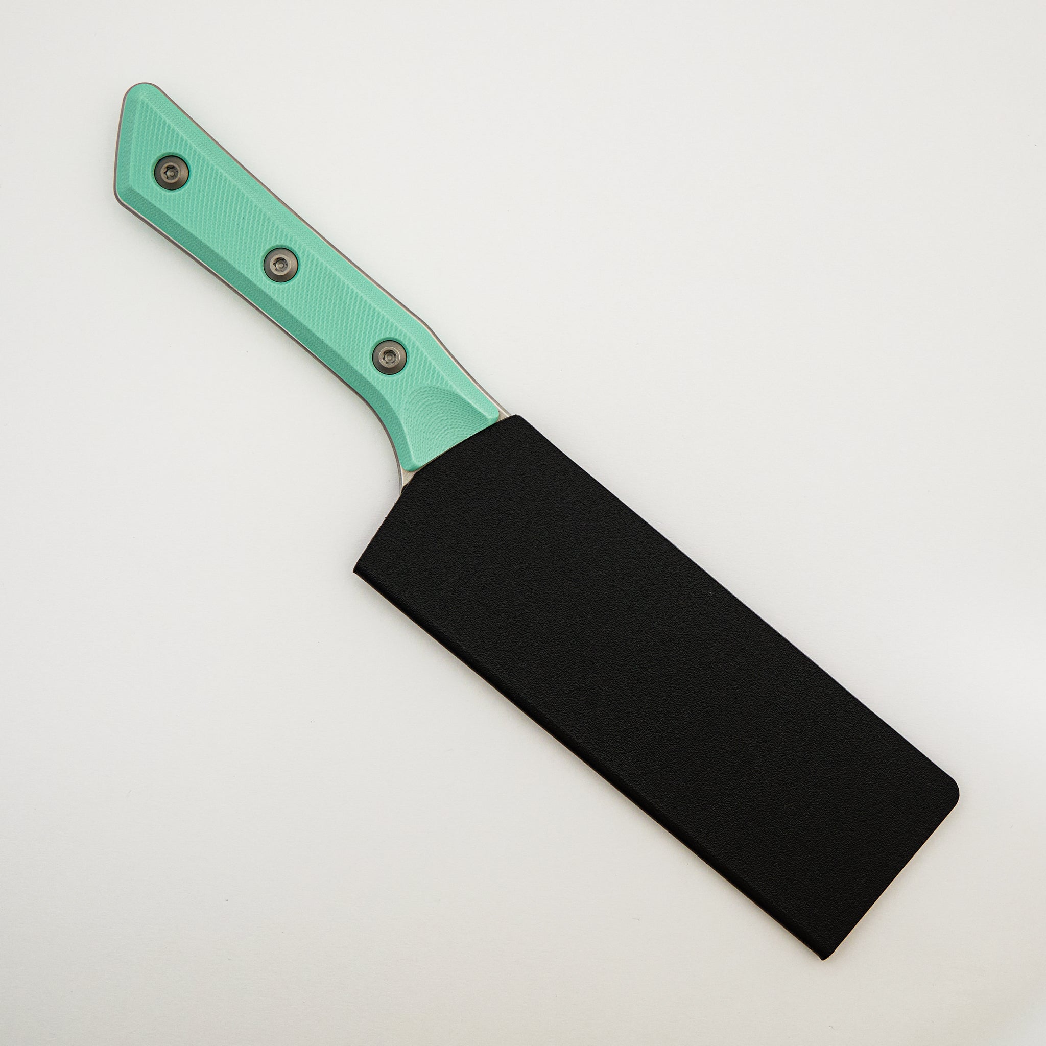 Santoku 6" - G-10 Caribbean Blue - Stonewash Standard - 3200-10 CA