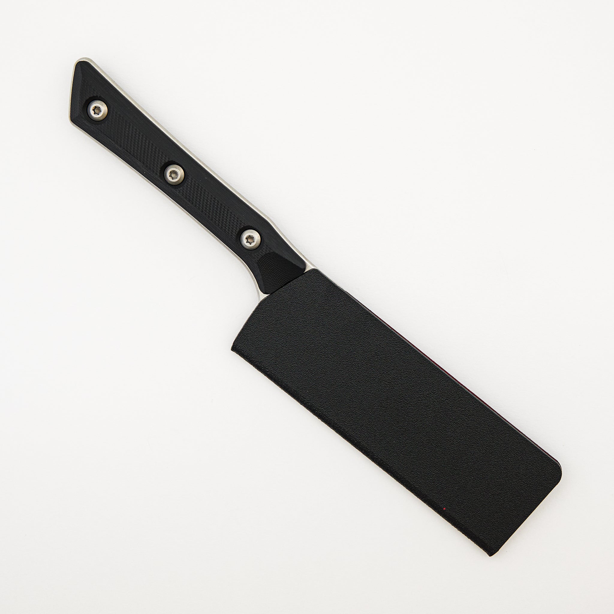 Santoku 4" - G-10 Black - Stonewash Standard - 3300-10 BK