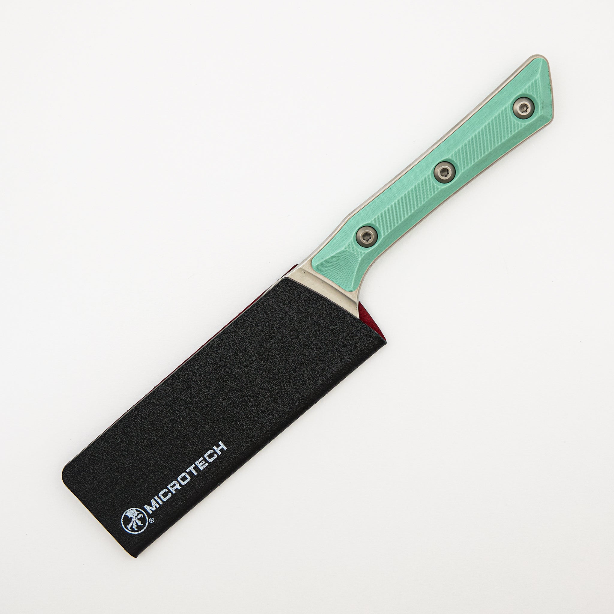 Santoku 4" - G-10 Caribbean Blue - Stonewash Standard - 3300-10 CA