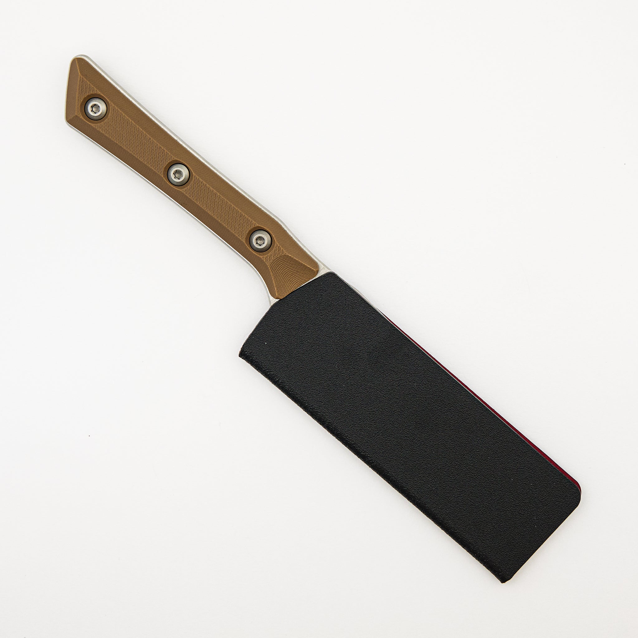 Santoku 4" - G-10 Coyote Tan - Stonewash Standard - 3300-10 CE