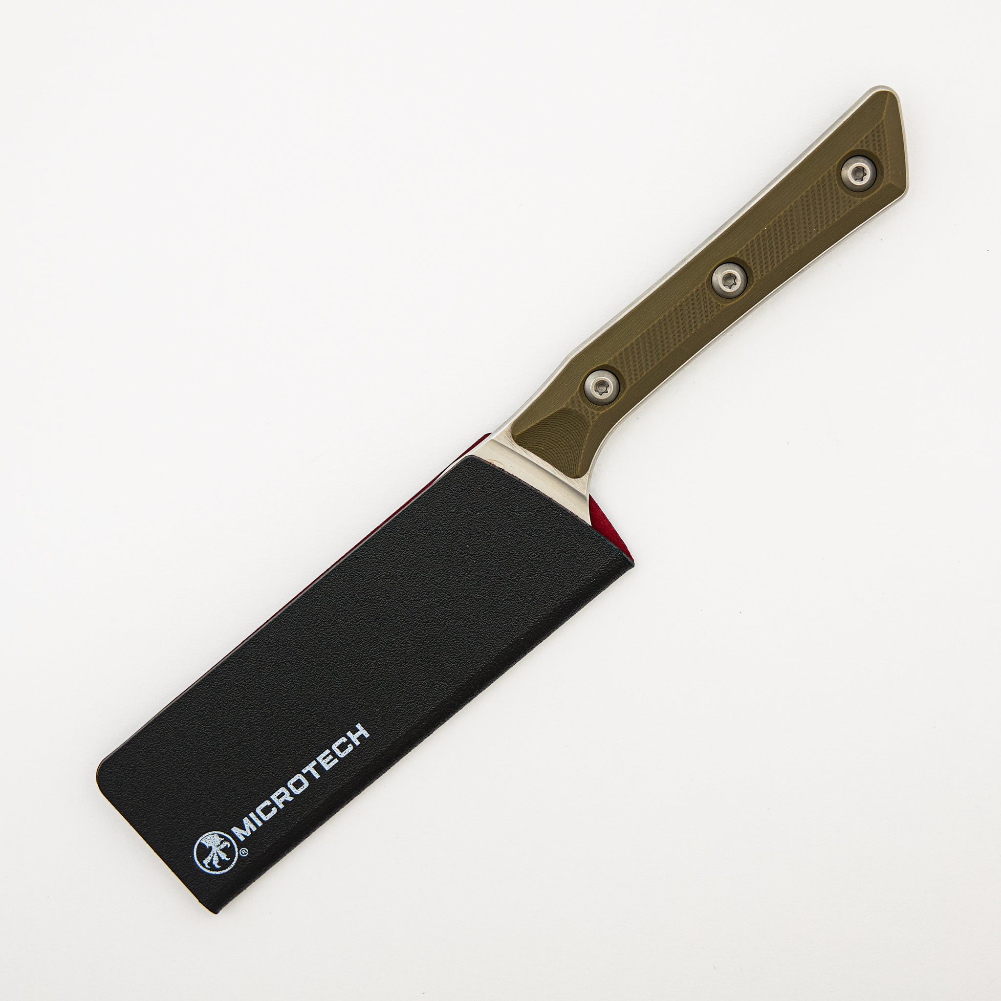 Santoku 4" - G-10 OD Green - Stonewash Standard - 3300-10 OD
