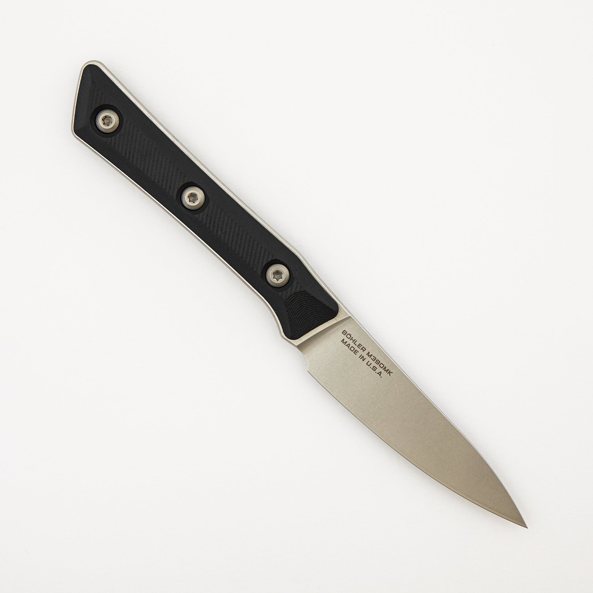 Pairing Knife - G-10 Black - Stonewash Standard - 3500-10 BK