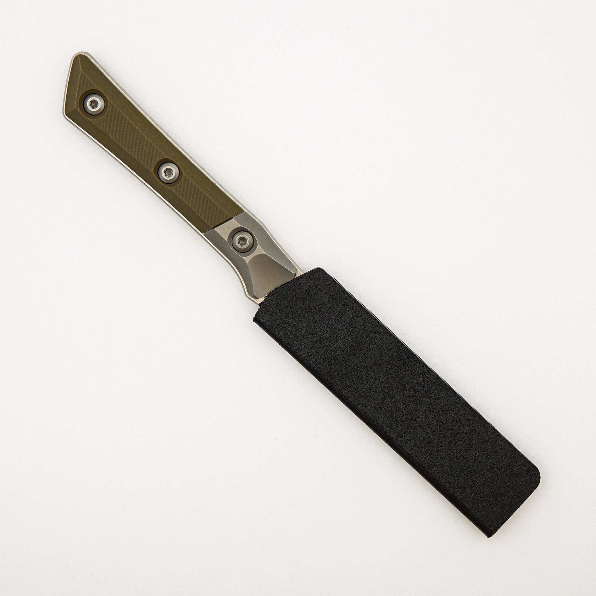 Pairing Knife - G10 OD Green - Bead Blast Bolster - Stonewash Standard - 3500B-10 OD