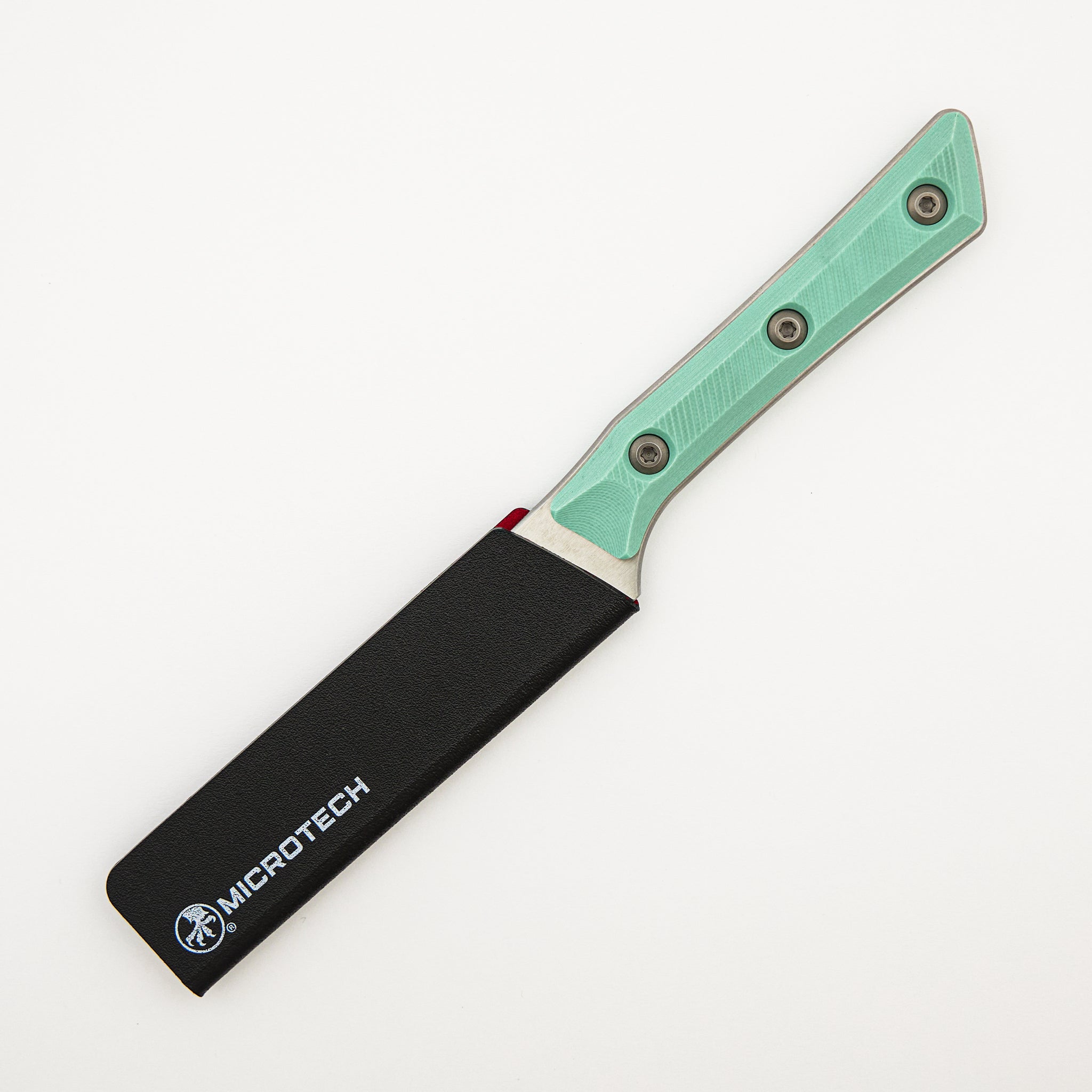 Steak Knife Set - G-10 Carribbean Blue - Stonewash Full Serrated - 3600-12 SETCA
