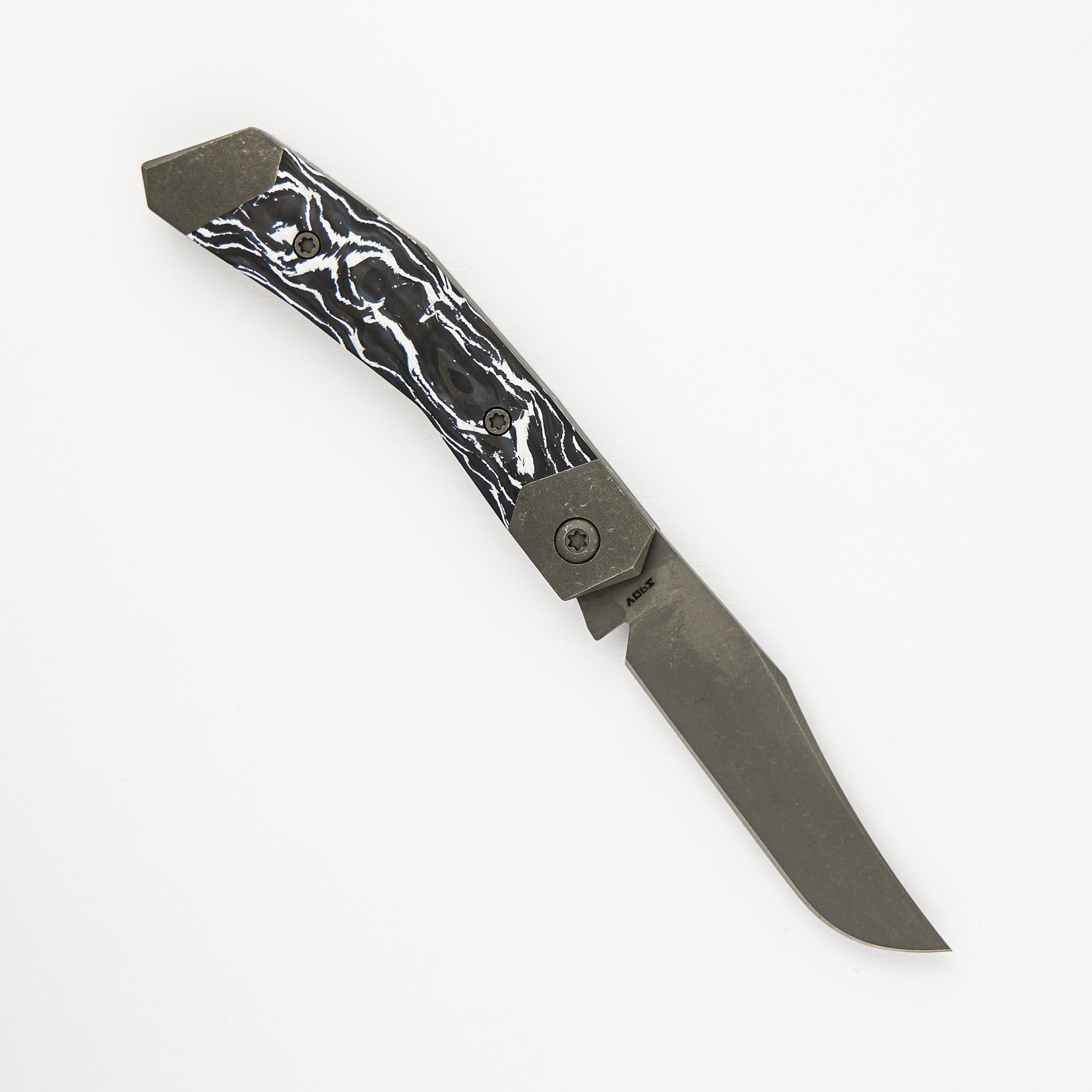 Mini Cyborg Jack - White Marble Carbon Fiber
