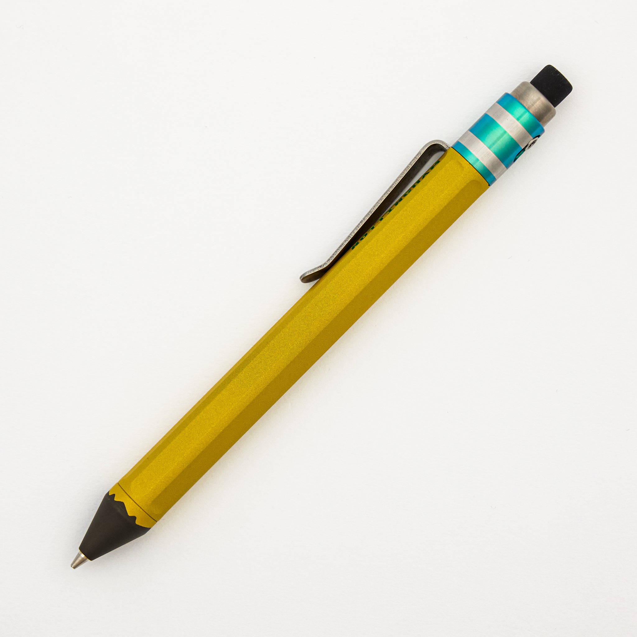 Cptn Axel Leadslinger Pencil - Titanium Old School Standard Tumbled