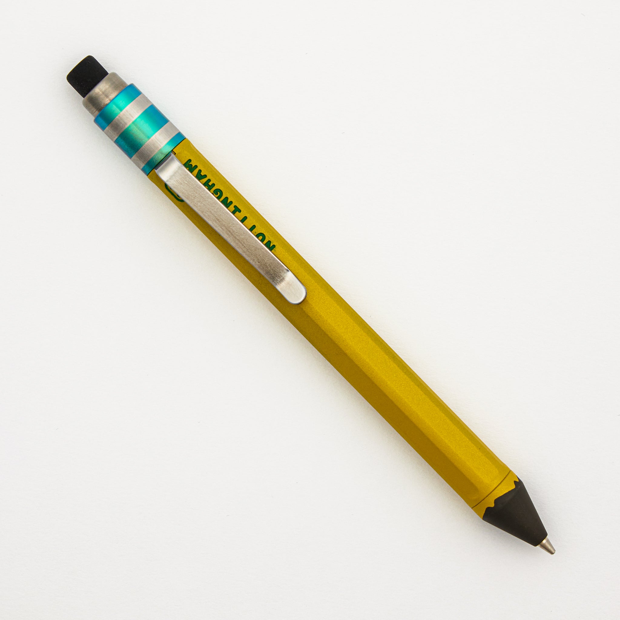 Cptn Axel Leadslinger Pencil - Titanium Old School Standard Tumbled