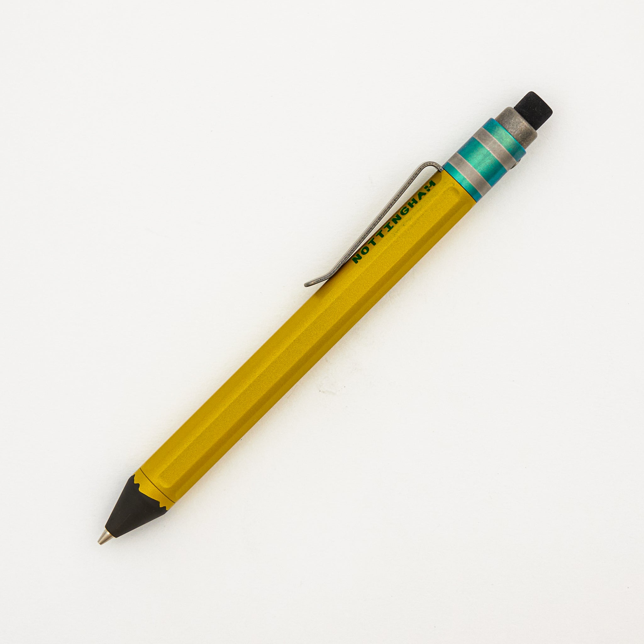 Cptn Axel Leadslinger Pencil - Titanium 7mm Old School Standard Tumbled