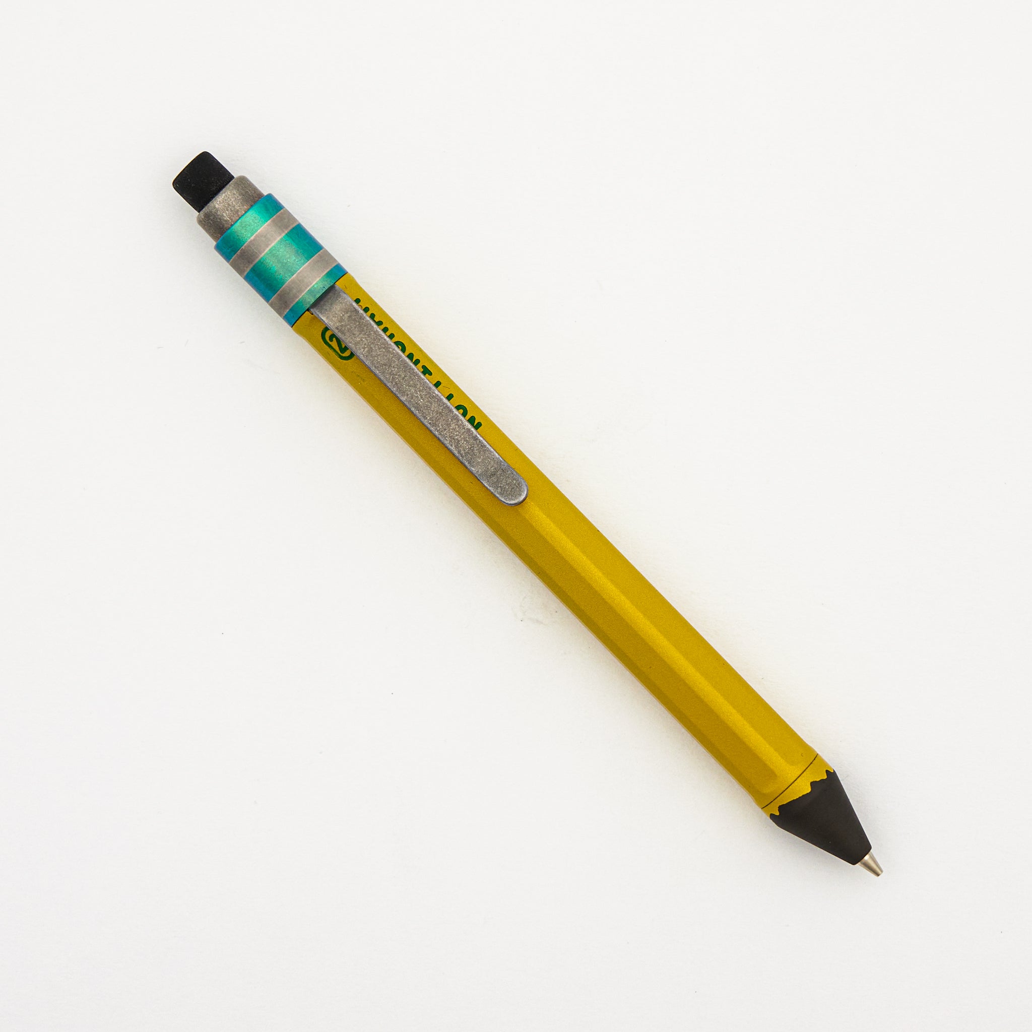 Cptn Axel Leadslinger Pencil - Titanium 7mm Old School Standard Tumbled